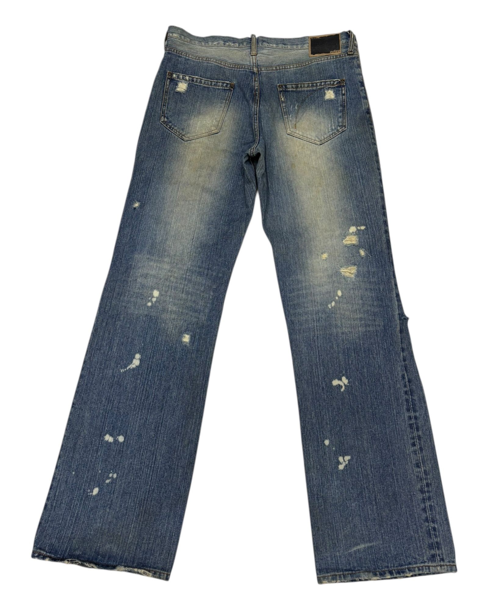 G-Star × Hysteric Glamour × Kapital VINTAGE RARE PATCHWORK DISTRESSED DENIM G LAND JEANS Size US 33 - 3 Thumbnail