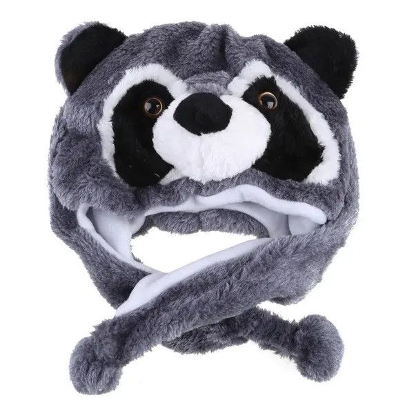 Designer Cute Raccoon Earflag Size ONE SIZE - 4 Thumbnail