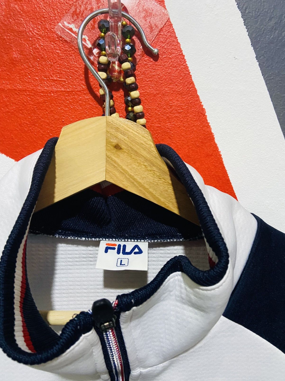 Fila Fila Zip Up Sweater Size US L / EU 52-54 / 3 - 4 Thumbnail