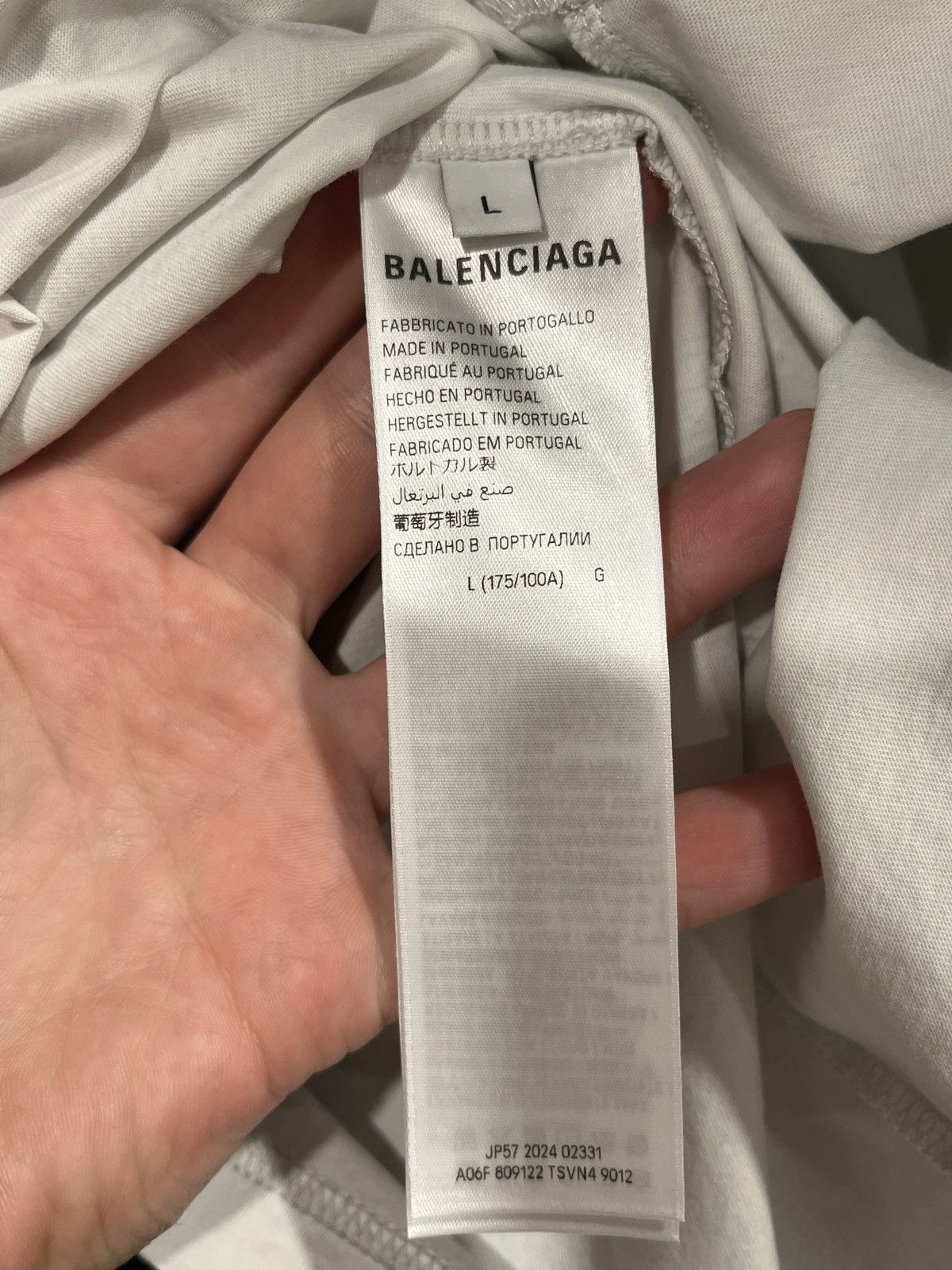 Balenciaga Balenciaga knife pump white tee shirt Size US L / EU 52-54 / 3 - 7 Thumbnail