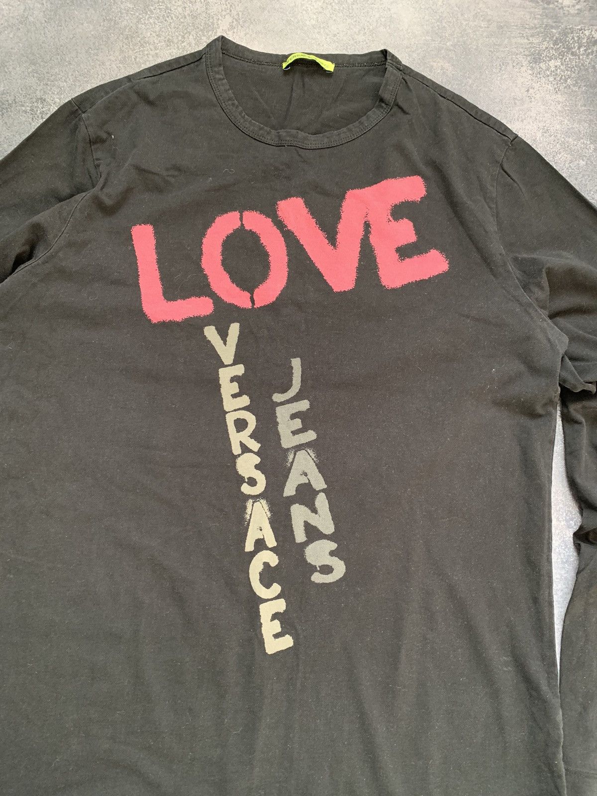 Versace × Versace Jeans Couture Versace jeans love long sleeve y2k Size US M / EU 48-50 / 2 - 4 Thumbnail