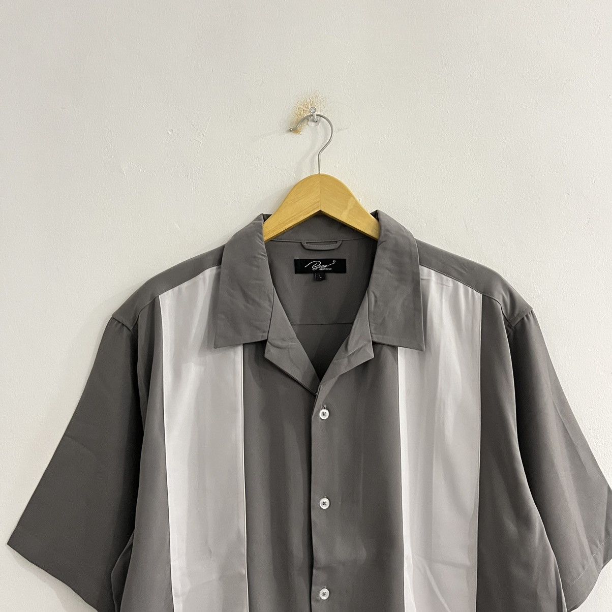 Japanese Brand Beno Campcollar Two Tone Color Button Up Size US L / EU 52-54 / 3 - 2 Thumbnail