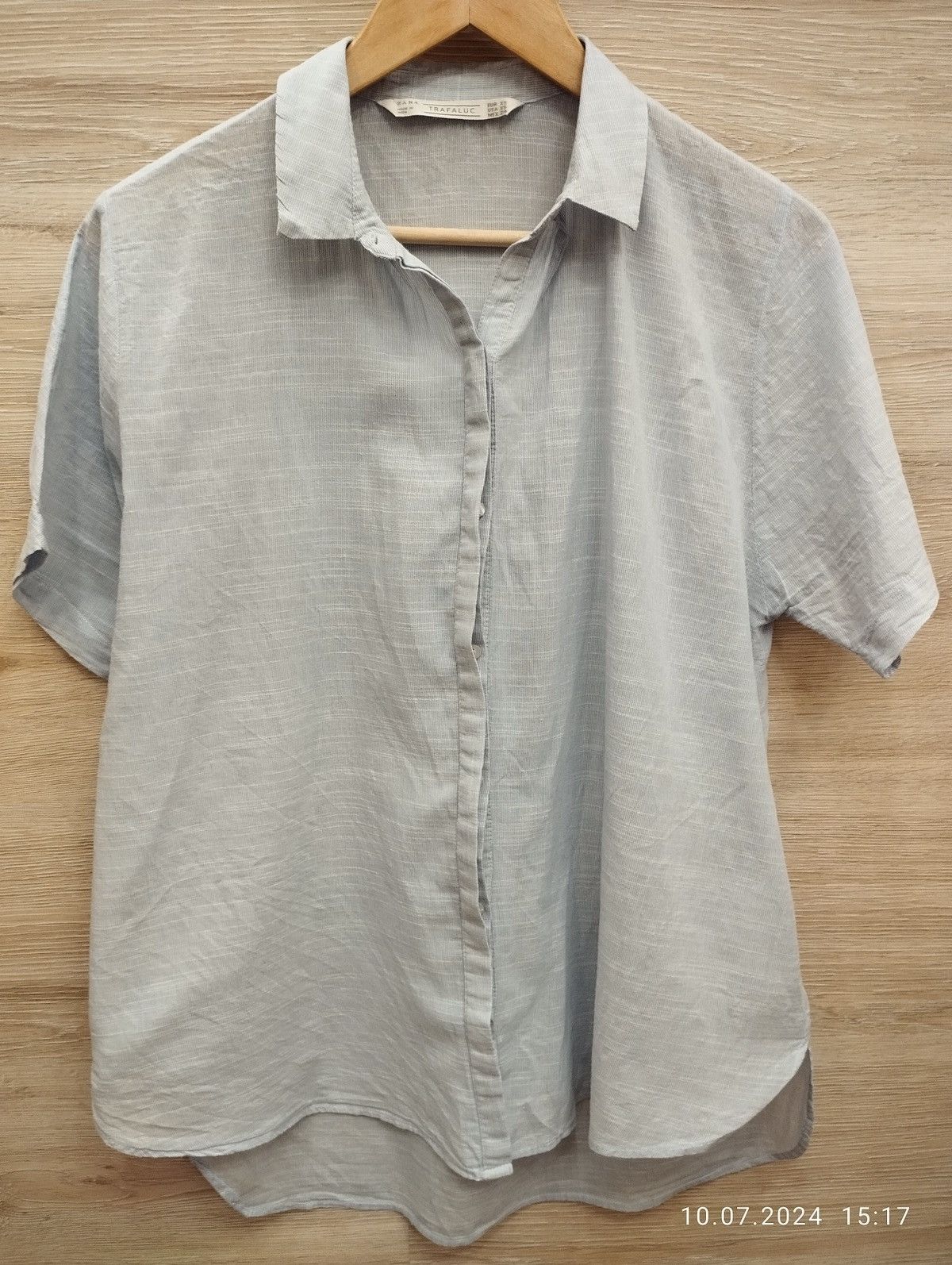Zara Zara Trafaluc Womens Shirt Short Sleeve Size XS / US 0-2 / IT 36-38 - 1 Thumbnail