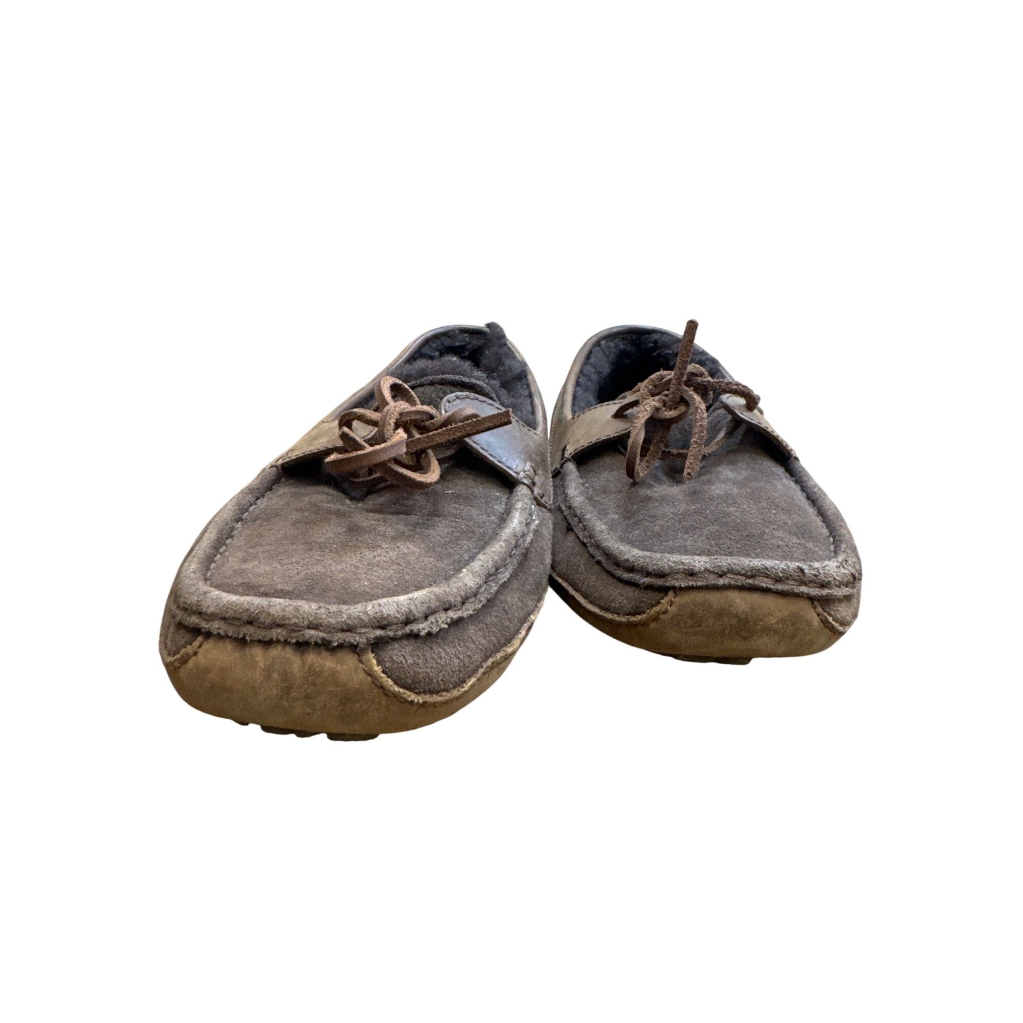 Ugg UGG Mens Brown Suede Moccasins Size 8 SKU 6905 Size US 8 / EU 41 - 4 Thumbnail