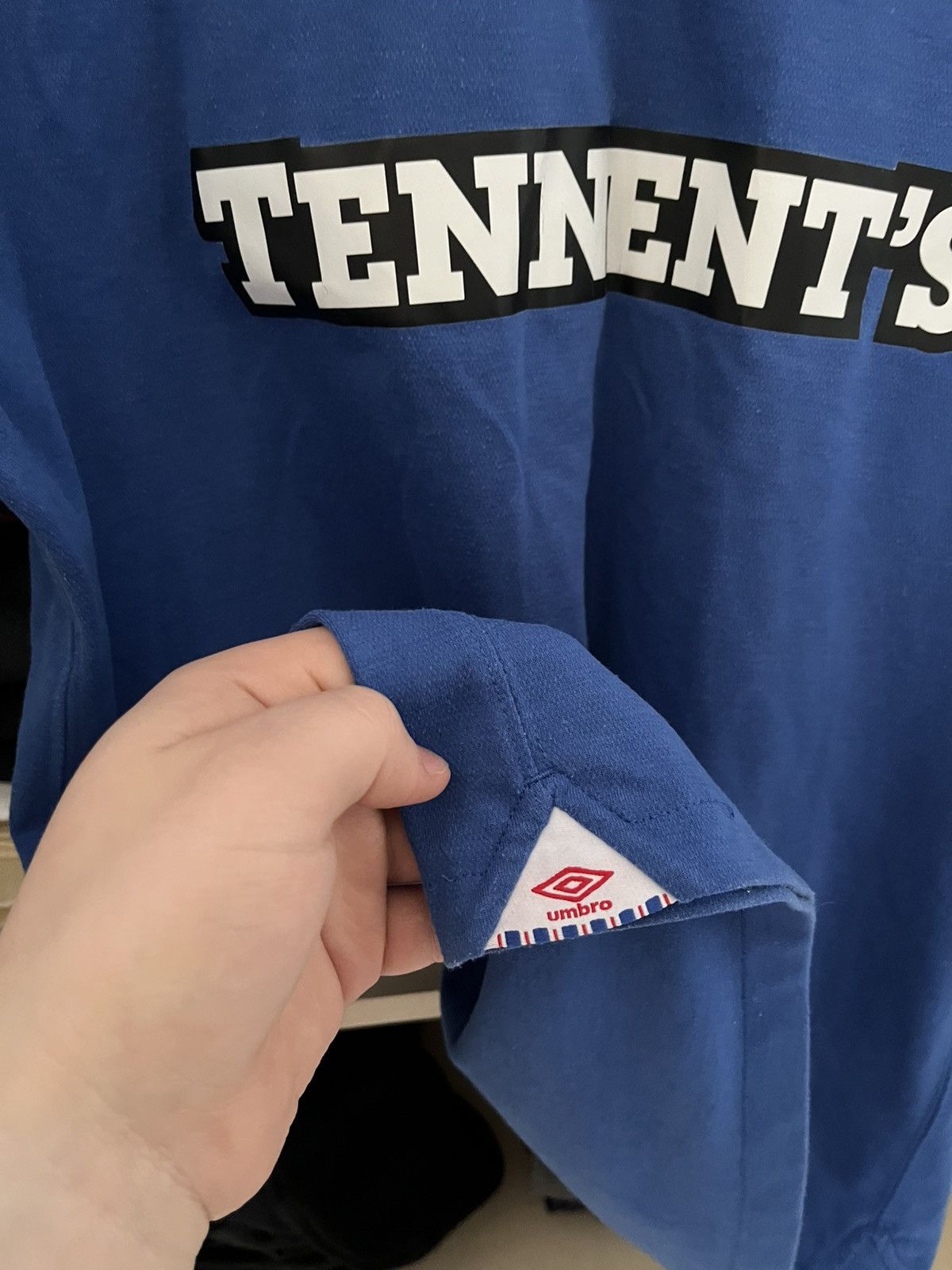 Umbro Vintage Umbro Glasgow Rangers 2010 2011 Home Jersey Tee Size US M / EU 48-50 / 2 - 3 Thumbnail