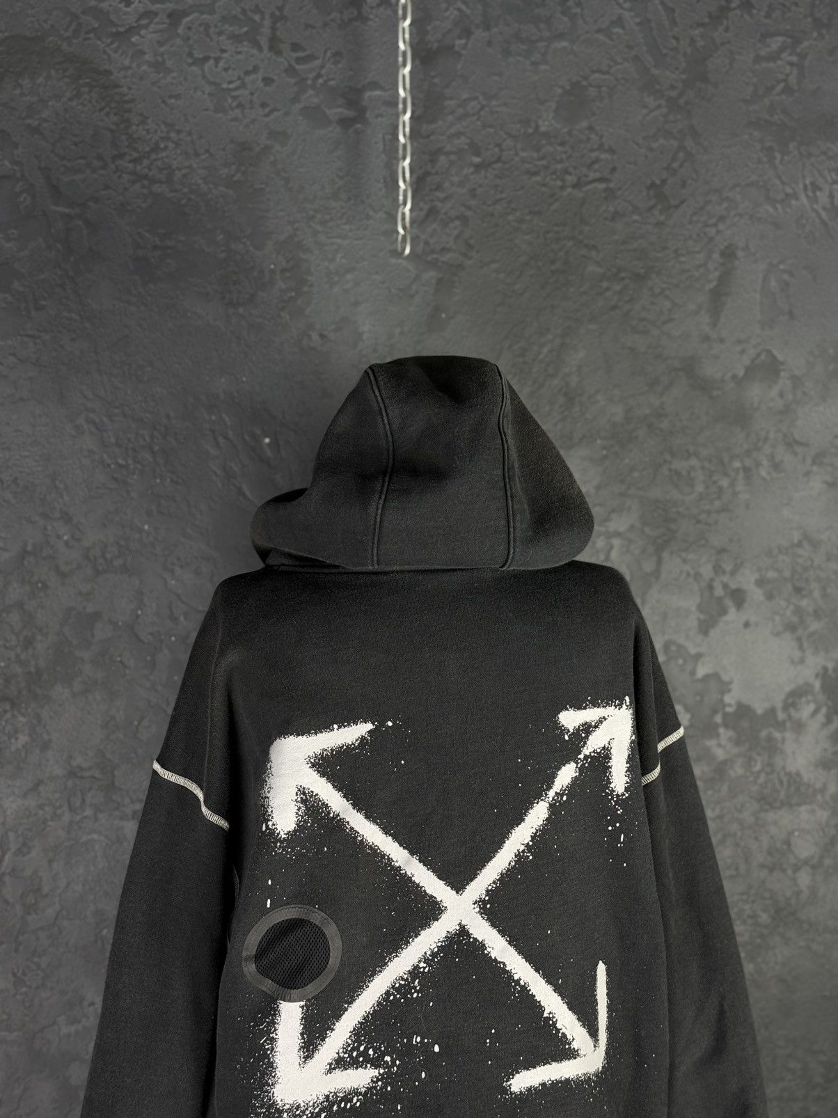 Nike × Off-White NIKE x OFF-WHITE SS20 Black NRG Hoodie Virgil Abloh Size US M / EU 48-50 / 2 - 12 Thumbnail
