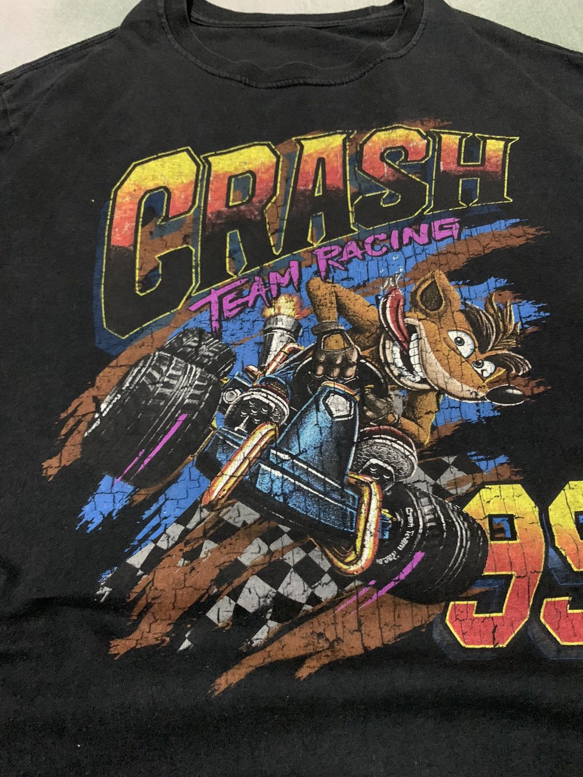 Japanese Brand Crash Team Racing Bandicoot Game Tee Size US XL / EU 56 / 4 - 3 Thumbnail