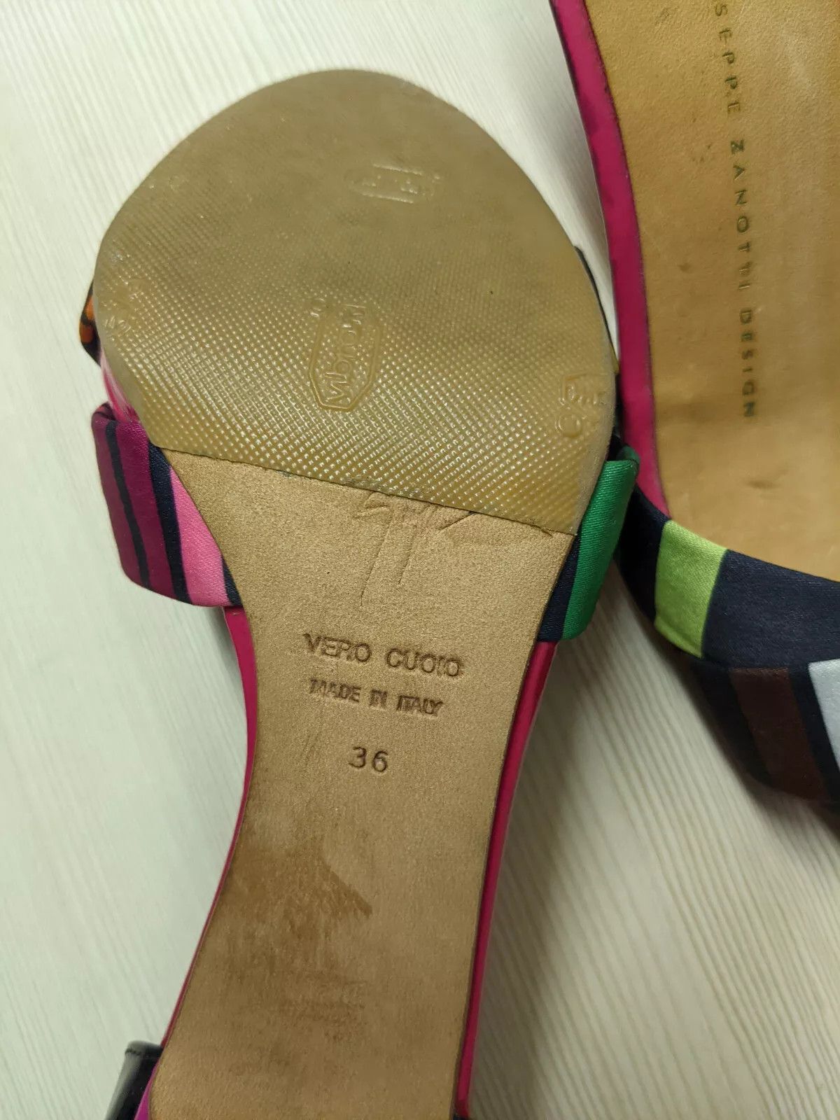 Giuseppe Zanotti GIUSEPPE ZANOTTI DESIGN LEATHER MULES SIZE 36.5 Size US 6.5 / IT 36.5 - 5 Thumbnail