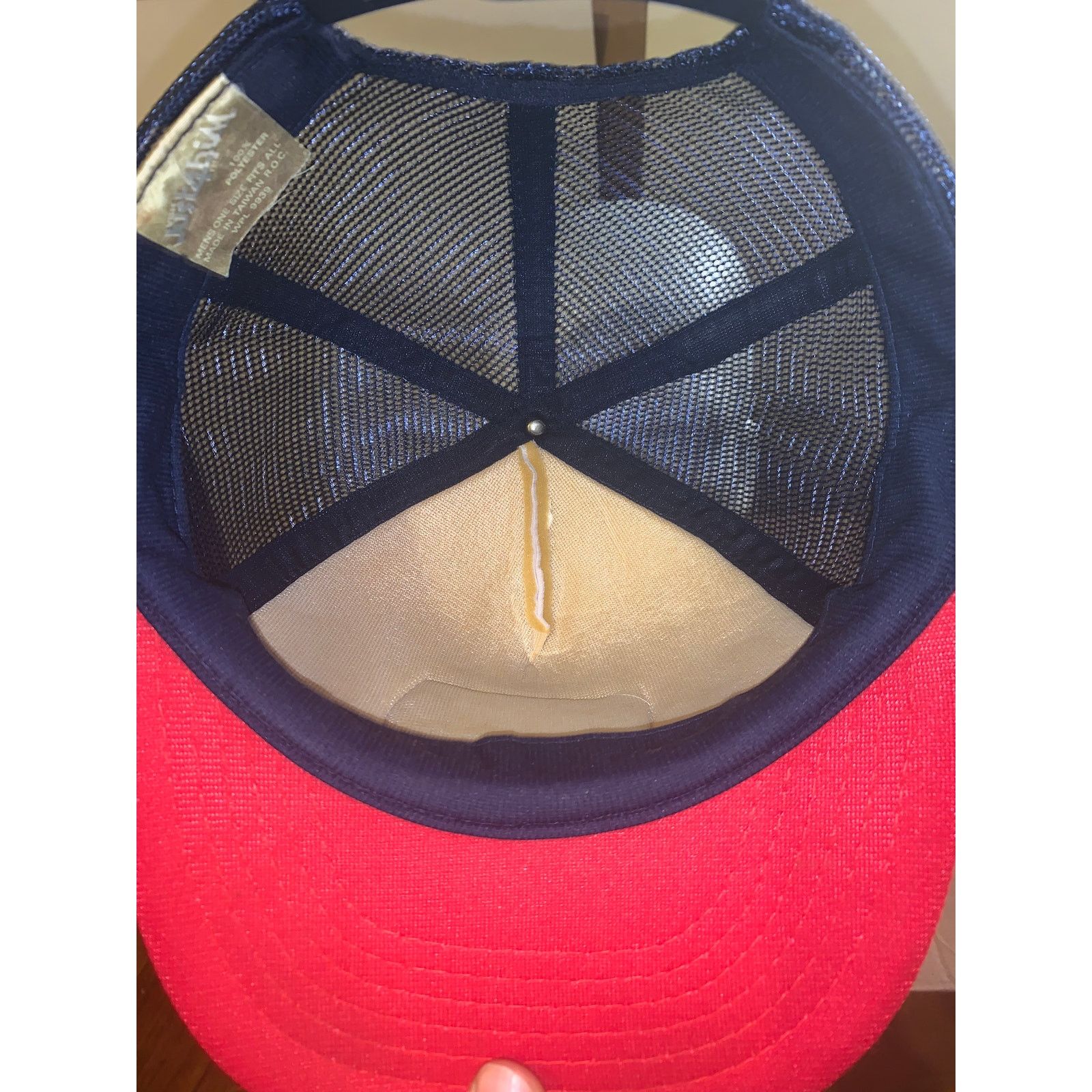 Chevrolet × Vintage Vtg Chevy Trucks Snapback Trucker Hat Red White Blue Taiwan Size ONE SIZE - 6 Thumbnail