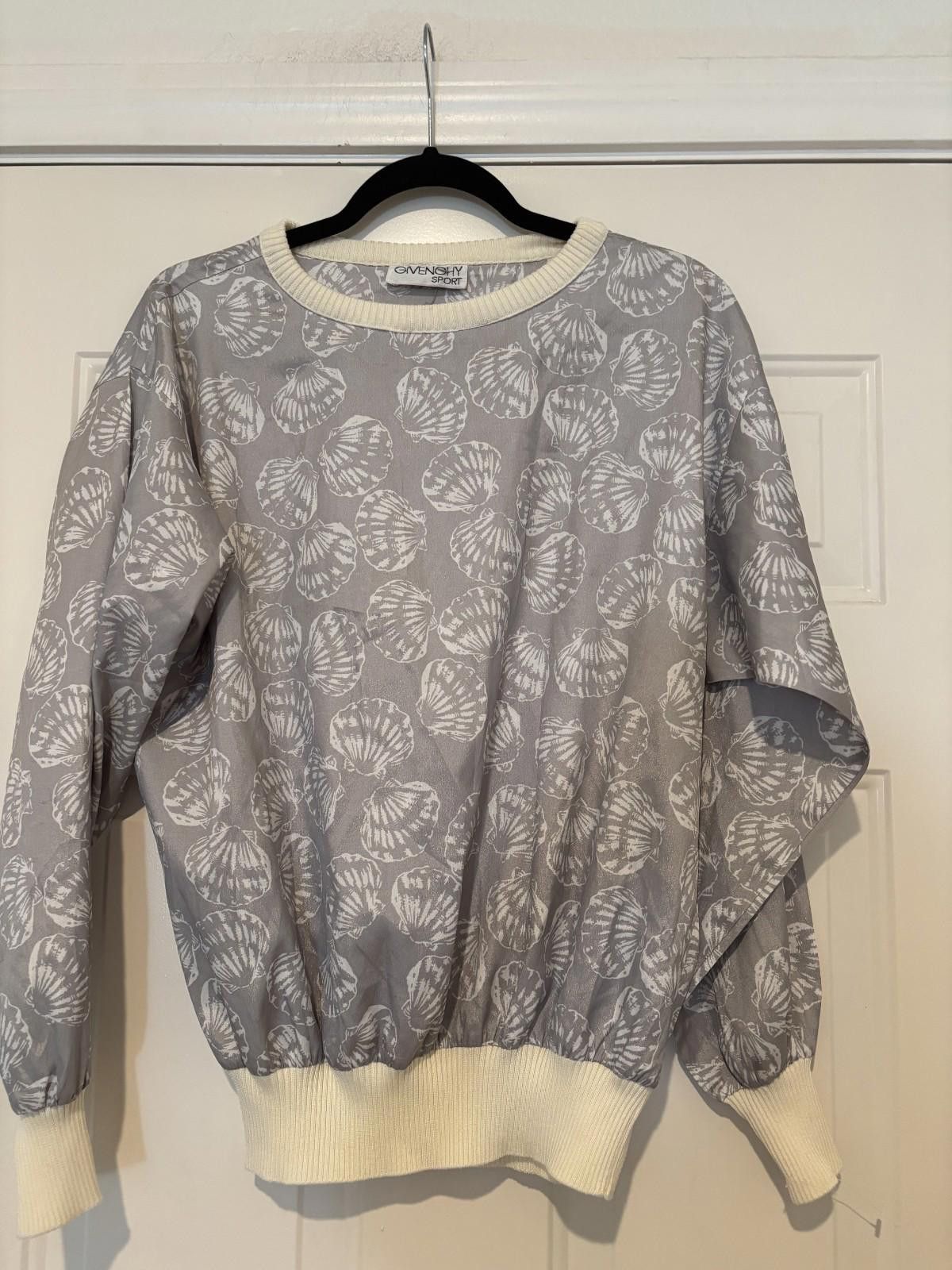Givenchy Womens Givenchy Sport grey silky shirt #598 Size M / US 6-8 / IT 42-44 - 1 Thumbnail