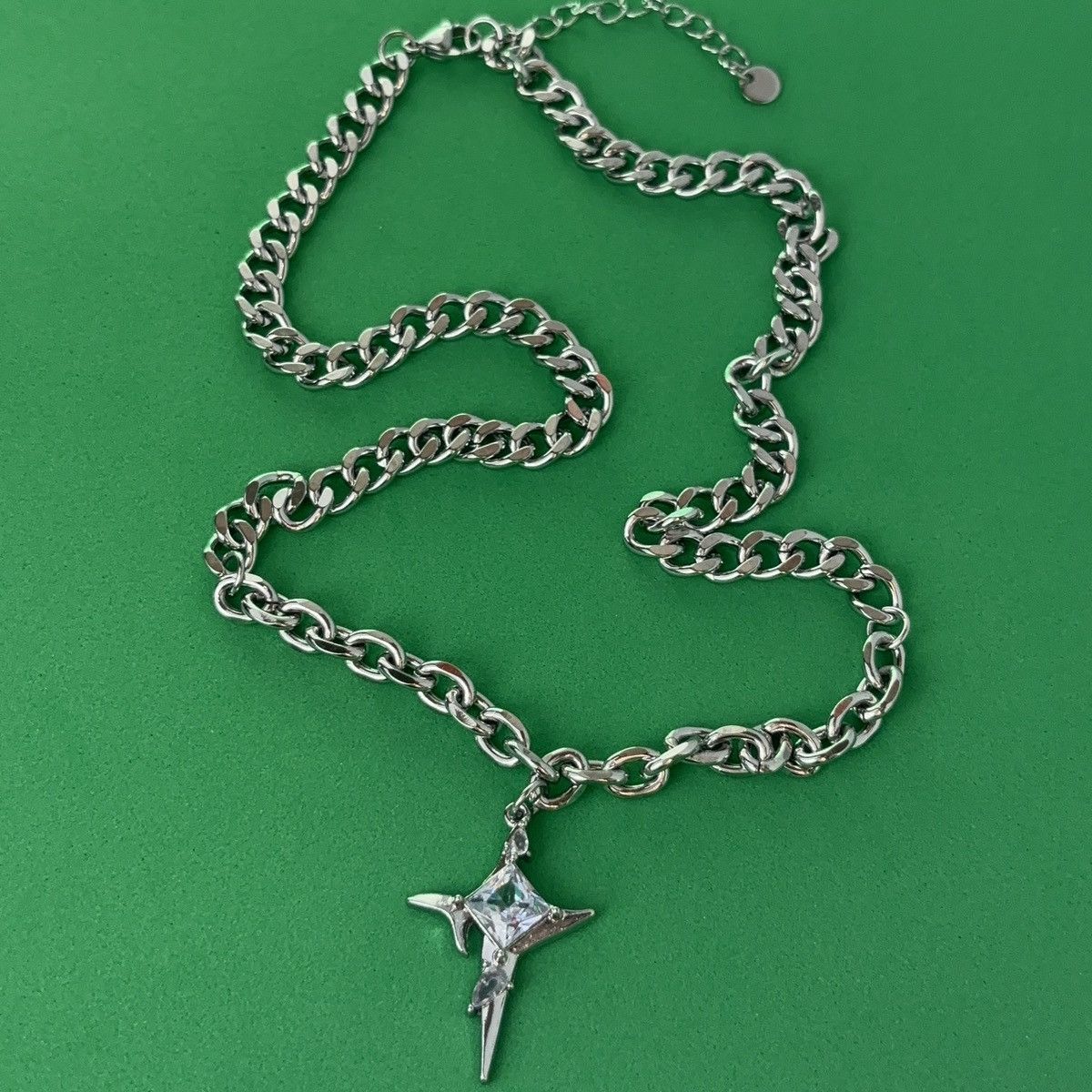 Other CZ Star Pendant Necklace for Men Women Unisex Necklace Size ONE SIZE - 4 Thumbnail