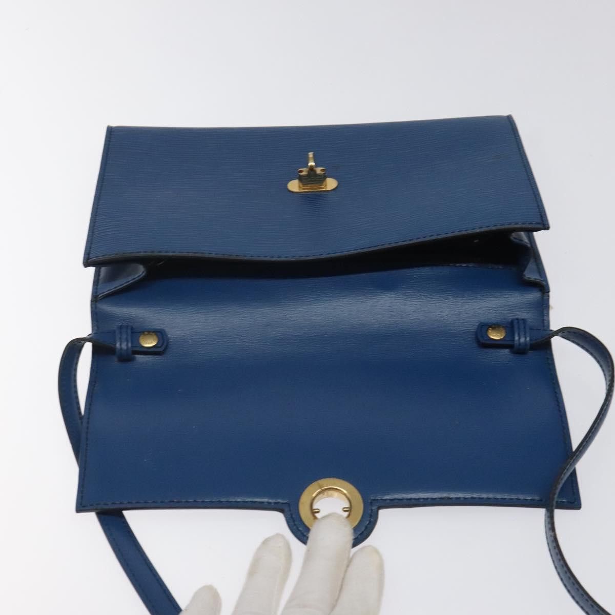 Louis Vuitton LOUIS VUITTON Epi Pochette Arche Shoulder Bag Blue M52575 Size ONE SIZE - 9 Thumbnail