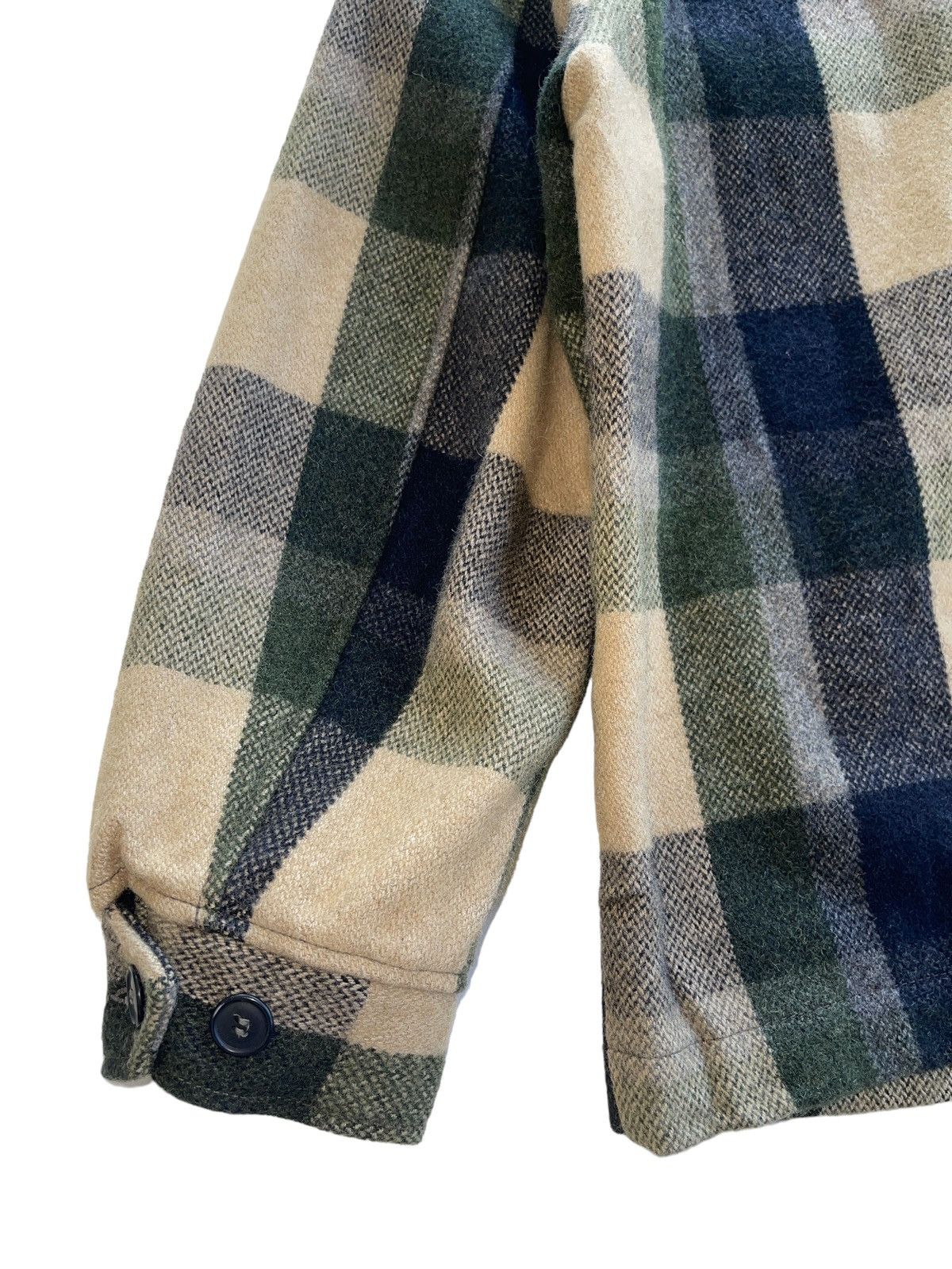 United Colors Of Benetton UCOB Checkered Heavy Jacket Size US M / EU 48-50 / 2 - 6 Thumbnail