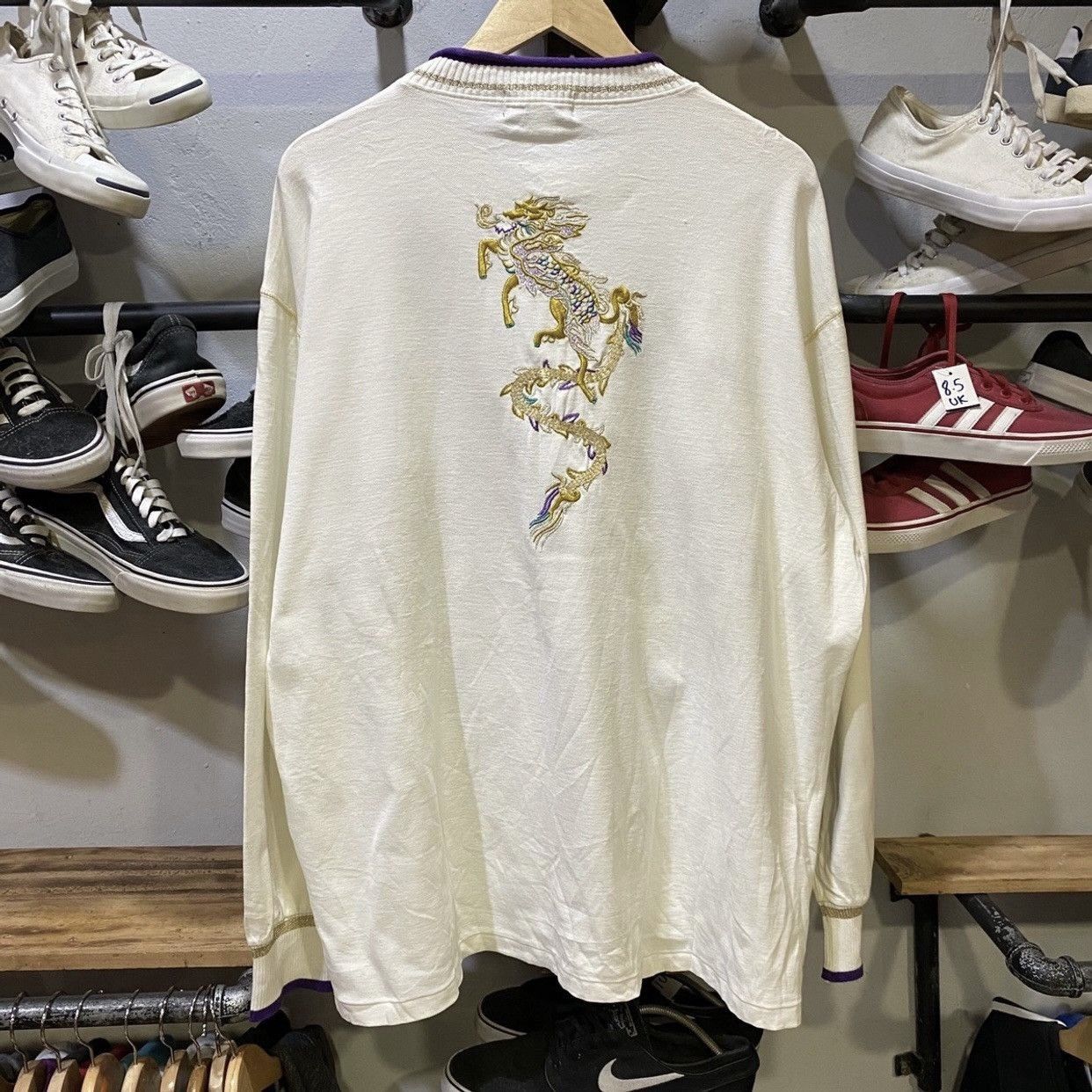 Japanese Brand Japanese Brand Jumbo Ozaki Collection Embroidered Sweatshirt Size US XXL / EU 58 / 5 - 2 Thumbnail