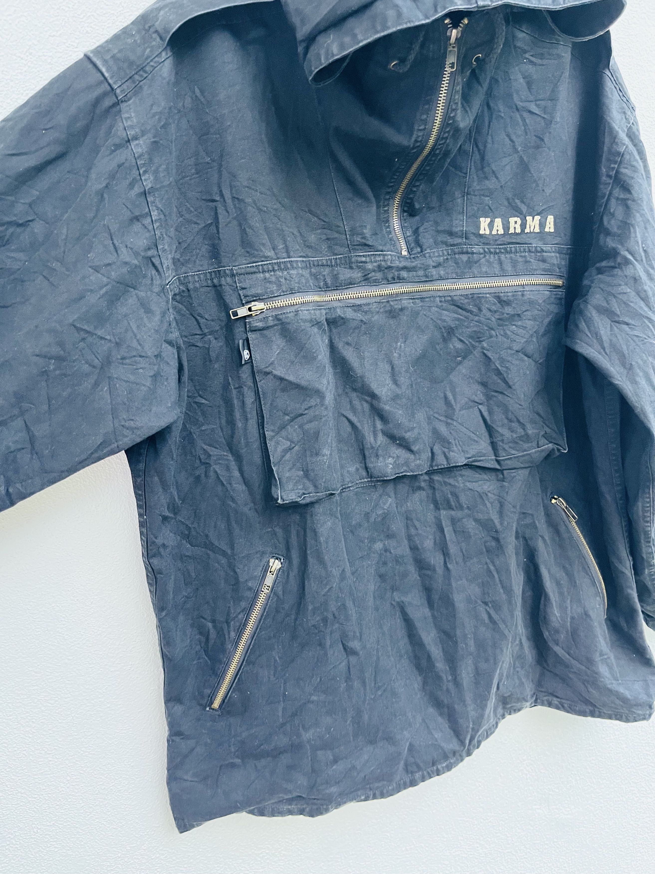 Japanese Brand × Vintage Vintage Karma Pocket Hip Hop Streetwear Fashion Style Size US XL / EU 56 / 4 - 8 Thumbnail