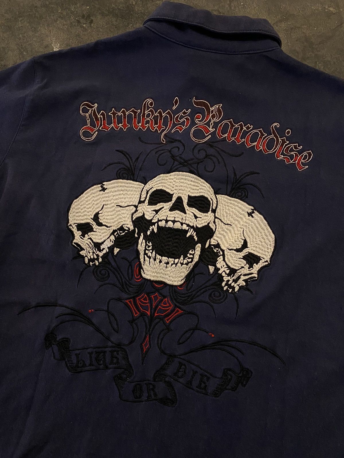 Hysteric Glamour Y2k Junky’s Paradise skulls punks polo shirt Size US S / EU 44-46 / 1 - 3 Thumbnail