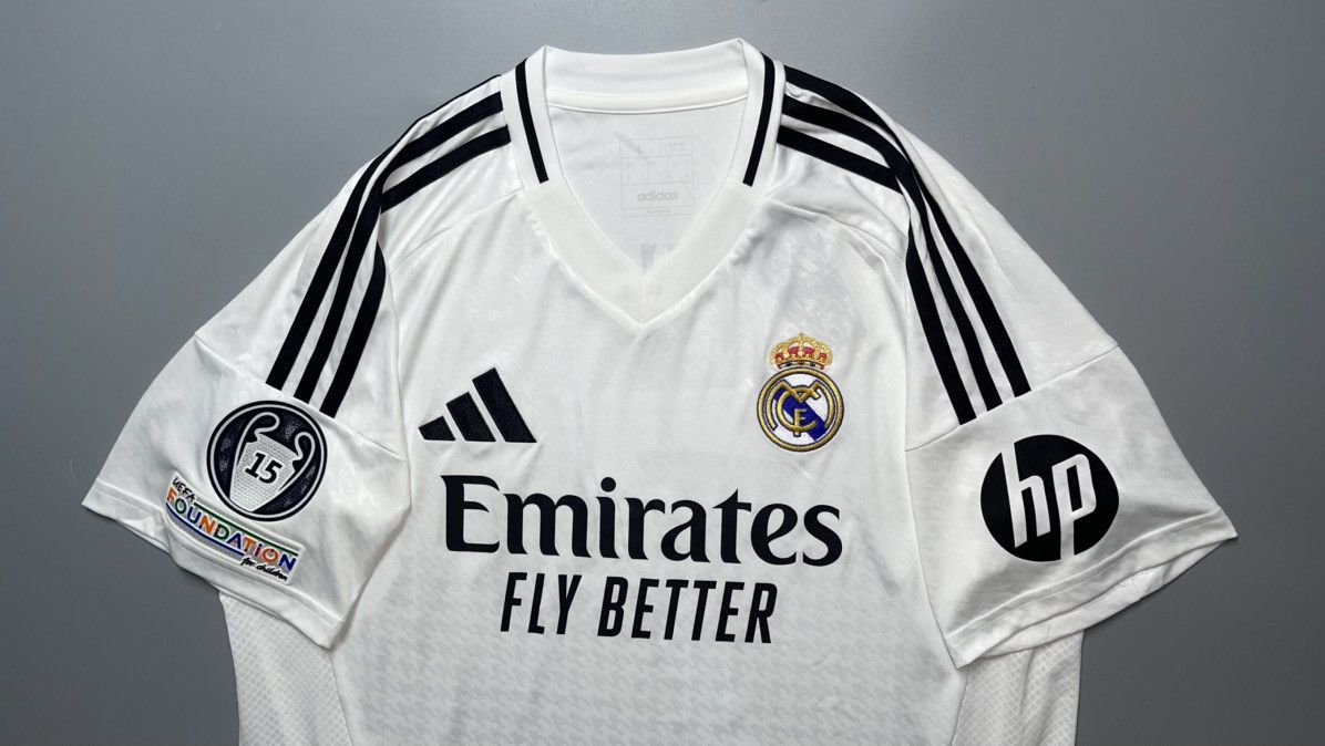 Adidas REAL MADRID ADIDAS 2024/2025 FOOTBALL HOME JERSEY #7 VINI Size US L / EU 52-54 / 3 - 3 Thumbnail