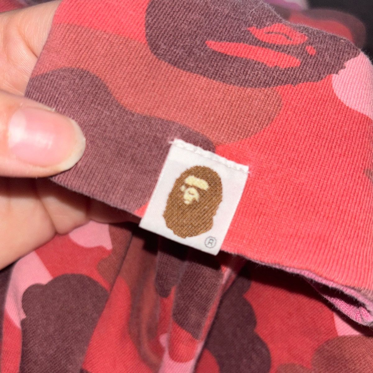 Bape × Vintage BAPE Og nigo era nerd camo reversible crewneck sweater Size US M / EU 48-50 / 2 - 7 Thumbnail