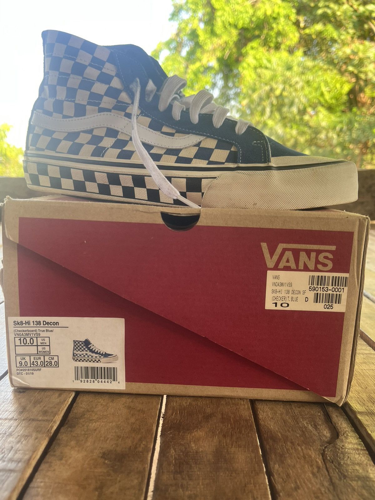 Vans Vans Sk8-Hi 138 Decon Japan Limited Checkerboard Size US 10 / EU 43 - 8 Thumbnail