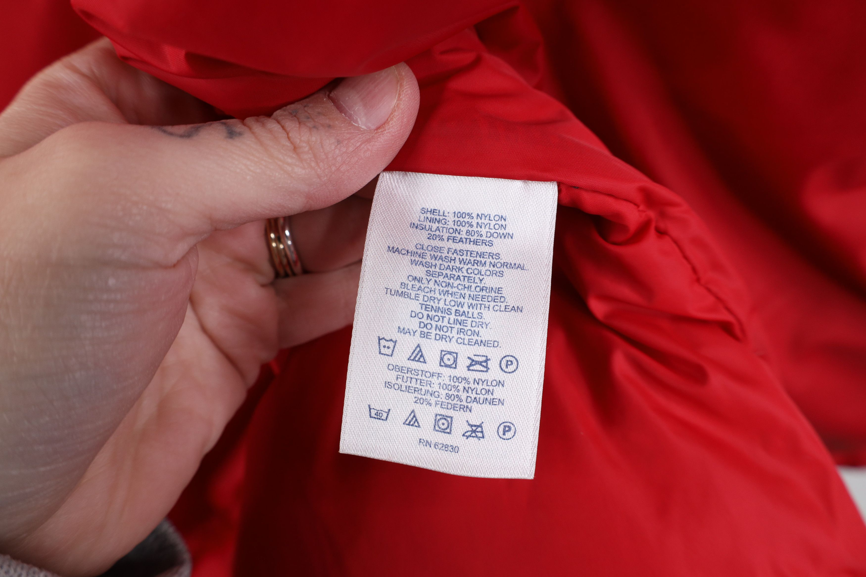 Lands' End Vintage Lands End Duck Down Insulated Puffer Vest Jacket Red Size US XXL / EU 58 / 5 - 10 Thumbnail