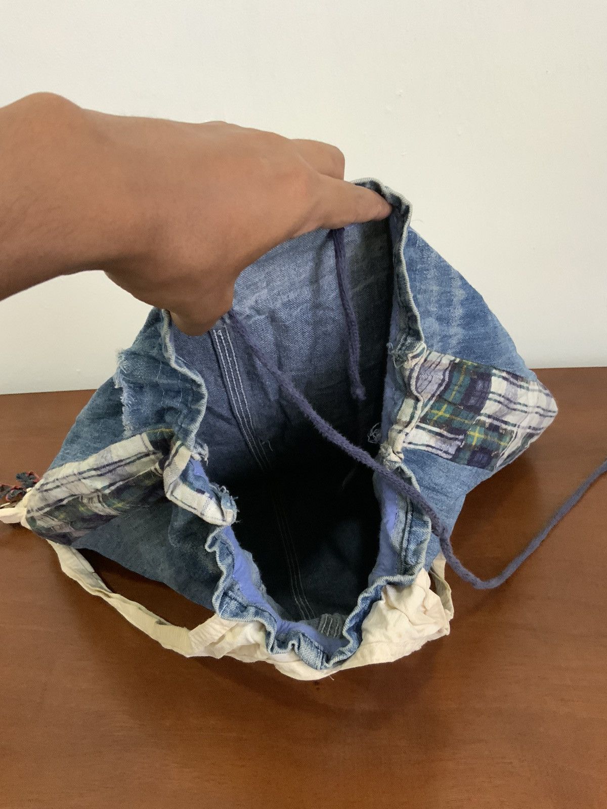 Lee Vintage Lee Patchwork Distressed Fade Backpack Size ONE SIZE - 12 Thumbnail