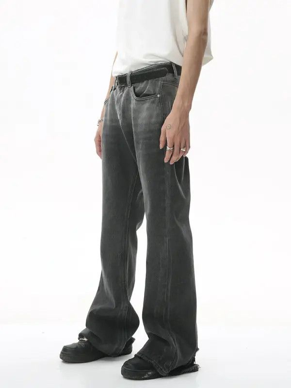 VIBE y2k fade distressed flared jeans Size US 28 / EU 44 - 3 Thumbnail