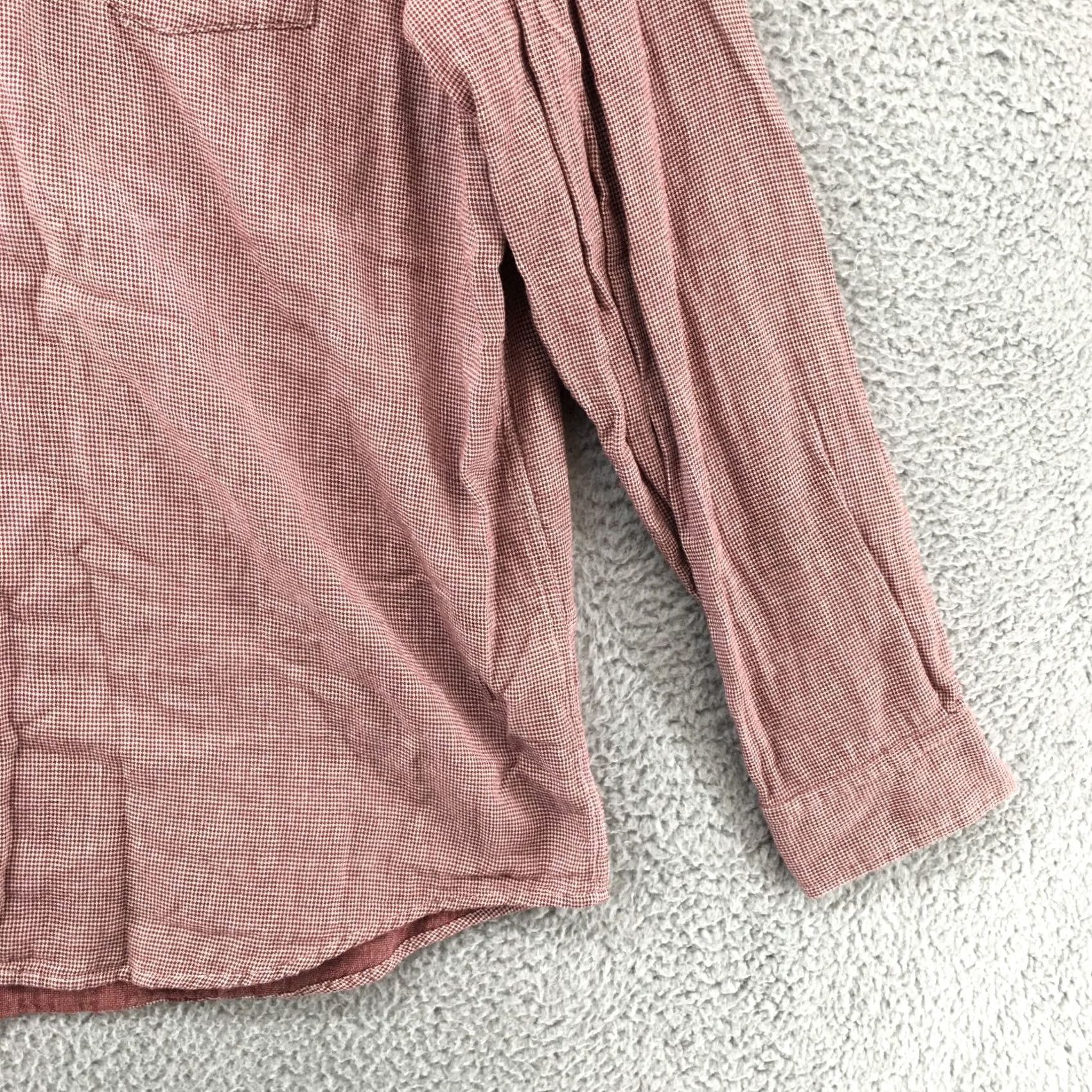 Banana Republic Banana Republic Long Sleeve Shirt Mens XL Red Cotton Button Up Chest Pocket Size US XL / EU 56 / 4 - 3 Thumbnail