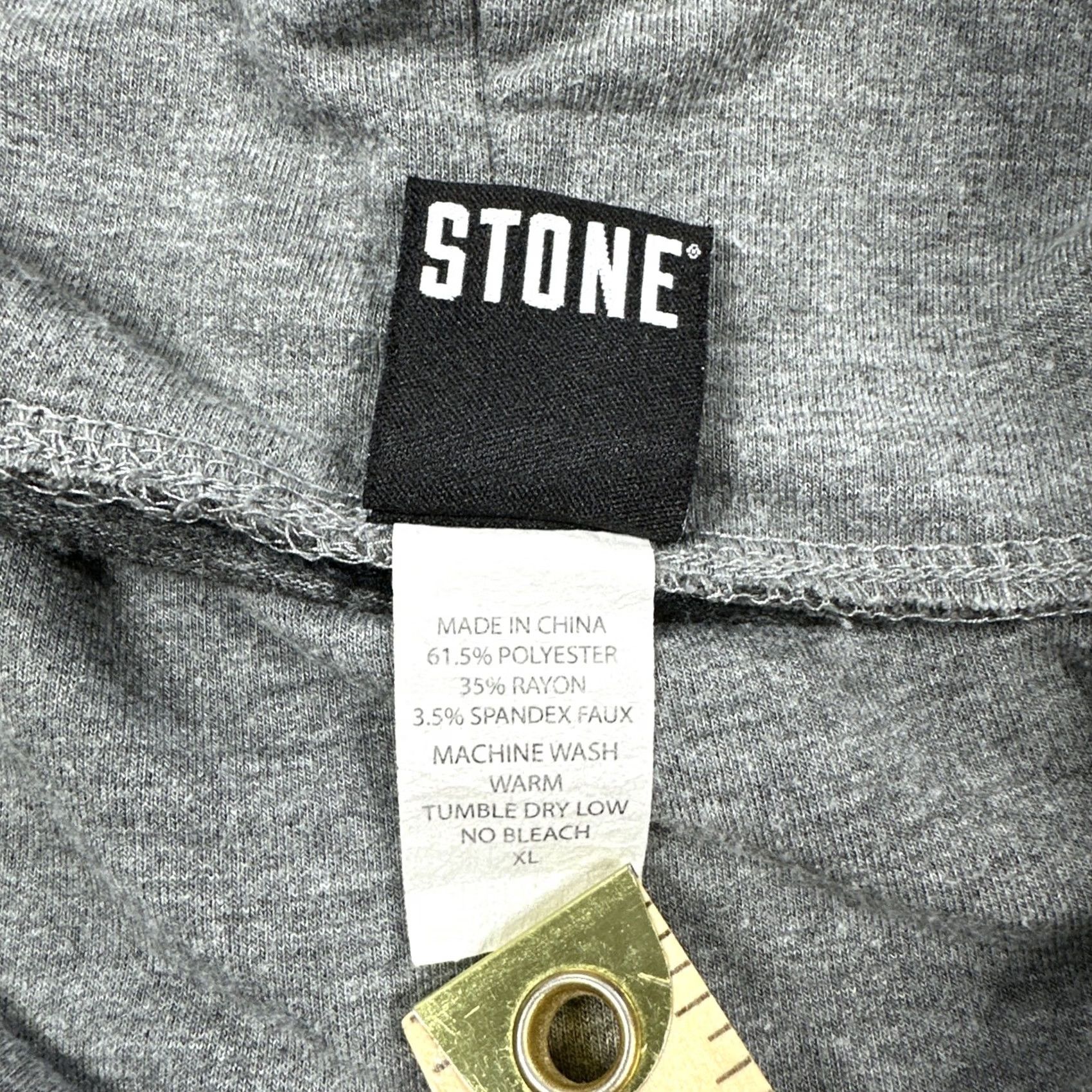 Logo 7 STONE XL Funnel Neck Sweatshirt Stone Logo BeER? Wait. Size XL / US 12-14 / IT 48-50 - 6 Thumbnail