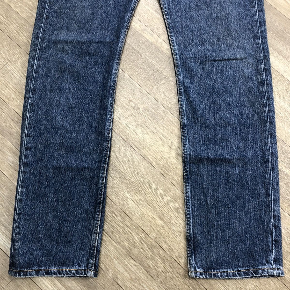 Levi's × Levi's Vintage Clothing 🇺🇸90’s Vintage Levis 501 #553 30x32 Straight Leg Blue Jeans Size US 42 / EU 58 - 10 Thumbnail