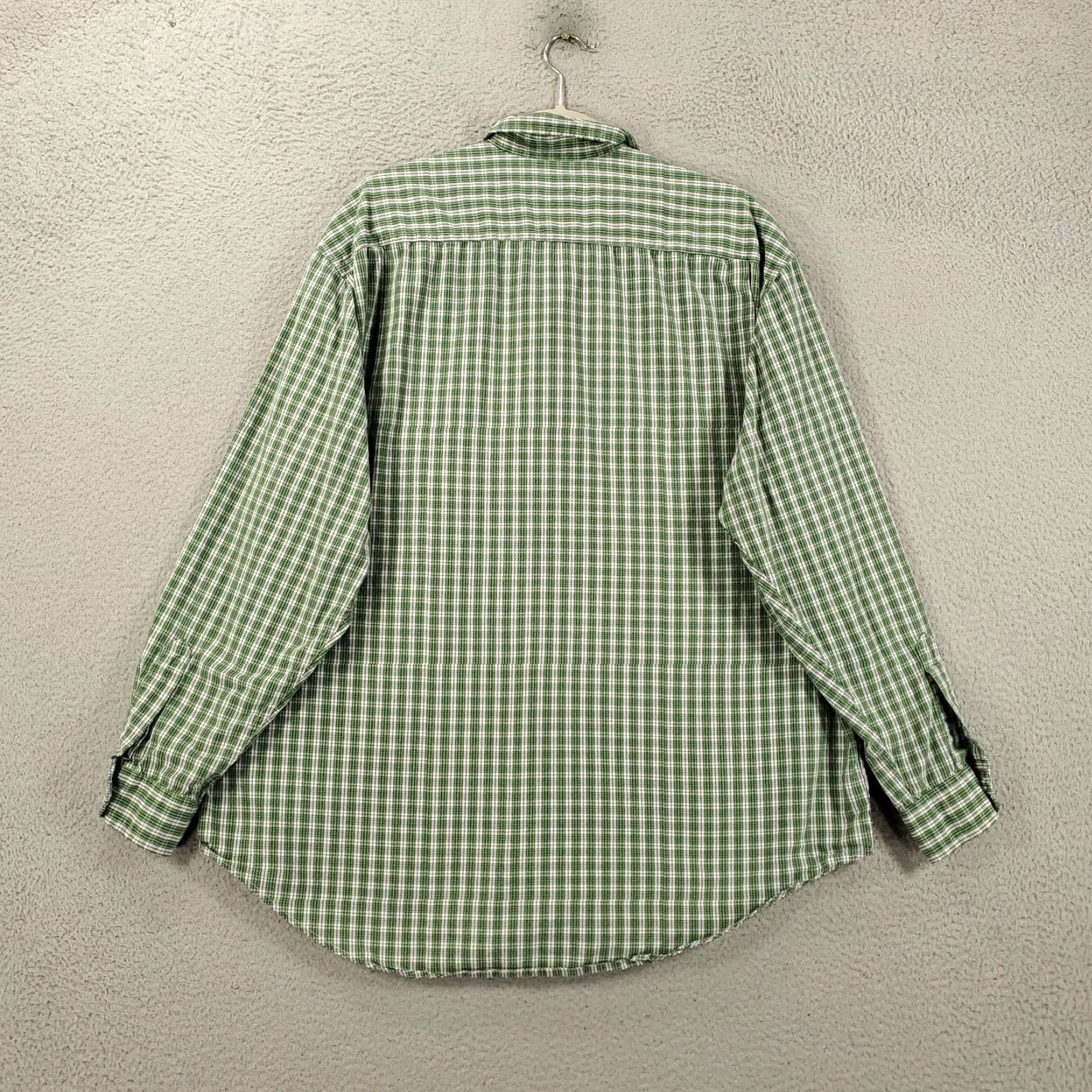 Abercrombie & Fitch VINTAGE Abercrombie & Fitch Button-Up Shirt Mens L Green Plaid (Y2K) Size US L / EU 52-54 / 3 - 8 Thumbnail