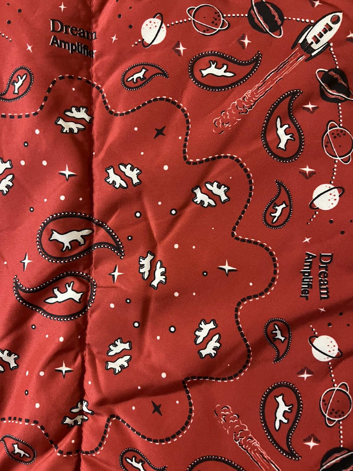 Maison Kitsune Dream Amplifier FW18 Down Puffer Scarf Size ONE SIZE - 2 Thumbnail