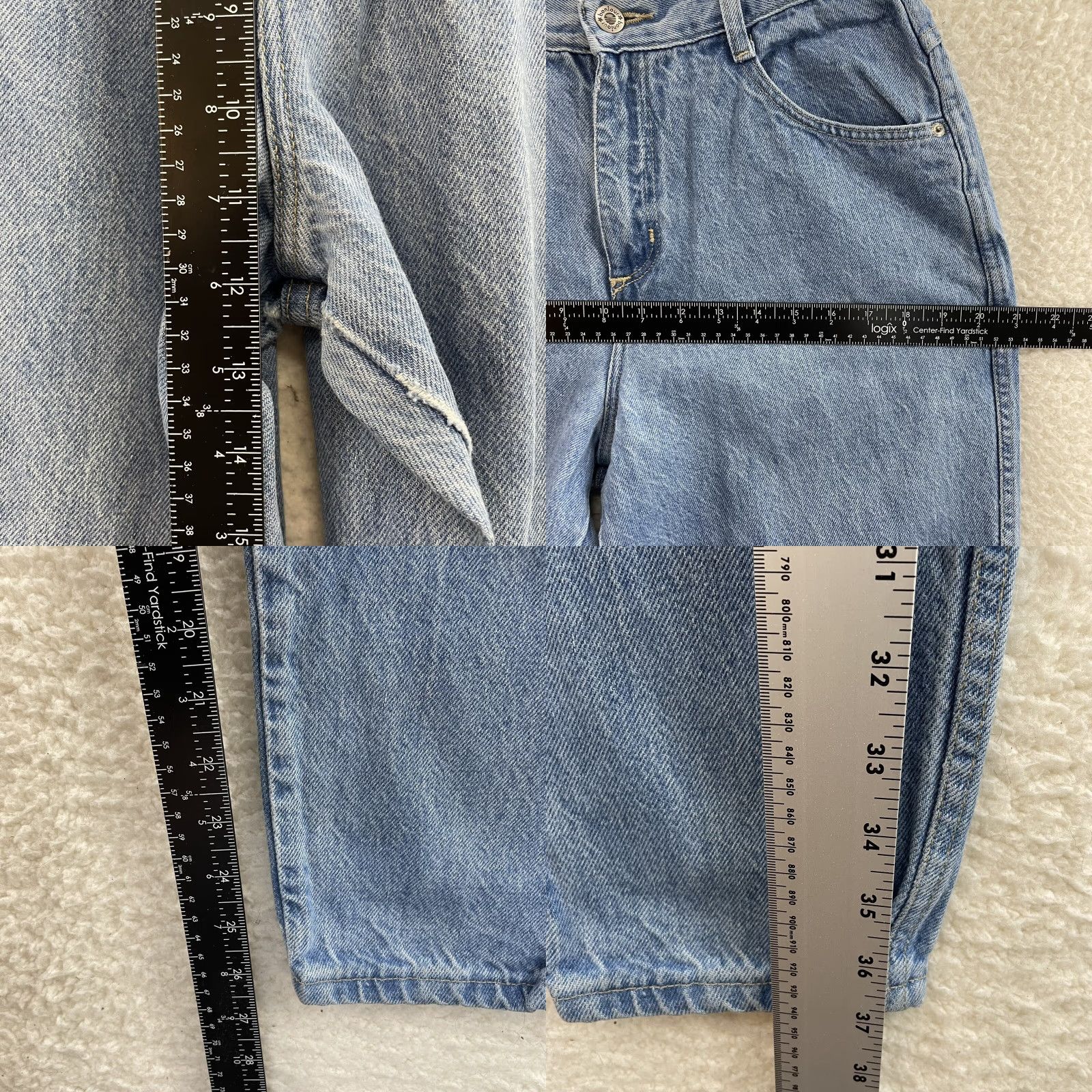 Vintage VINTAGE BonJour Jeans 80s Denim Women Petite High Waisted Tapered Leg 29 30 12P 27 Inseam Blue Size 34" / US 12 / IT 48 - 8 Thumbnail