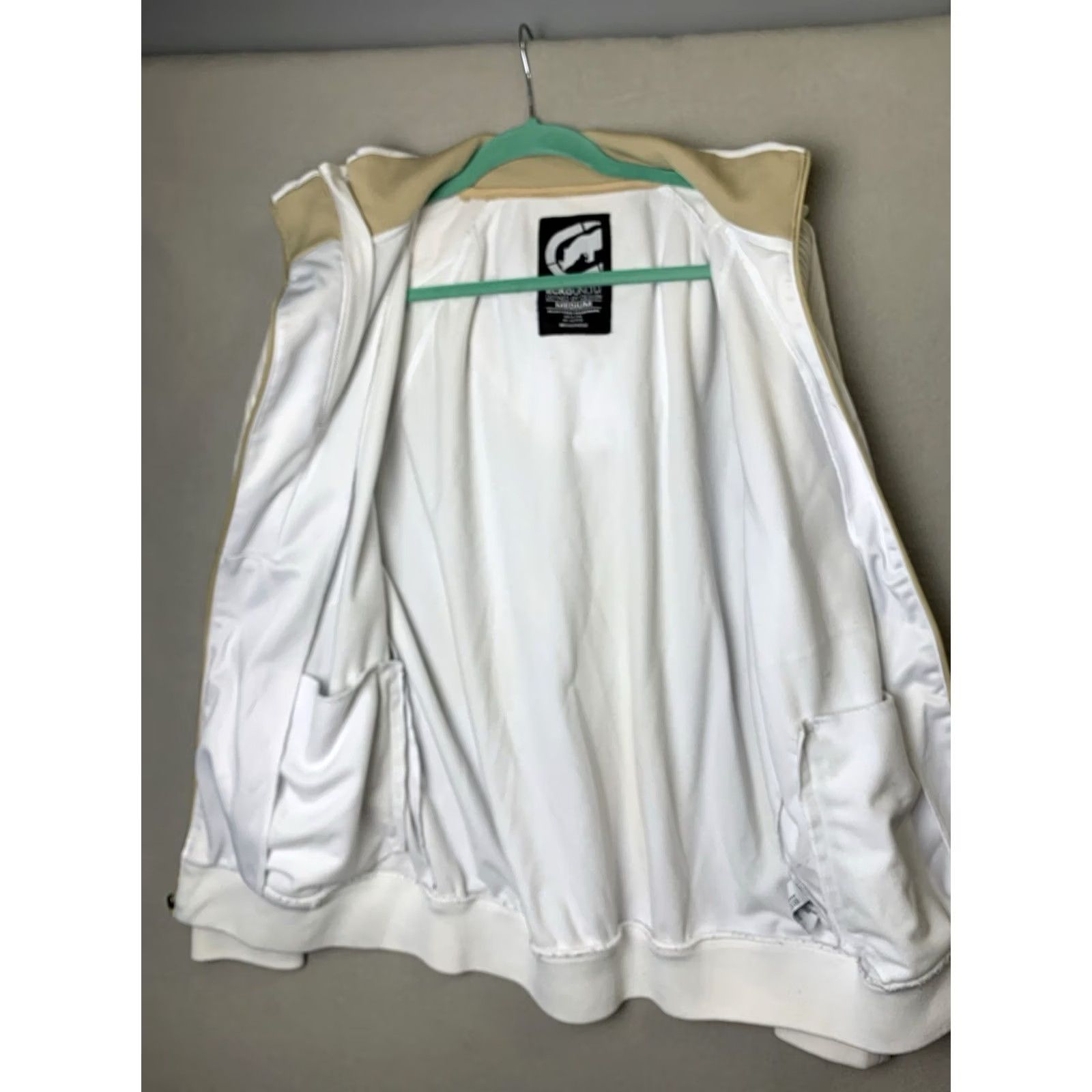 Ecko Unltd. VINTAGE Ecko Unltd Track Jacket Men’s M White Rhino Zipper Hooded Solid Short Sleeve? Size US M / EU 48-50 / 2 - 6 Thumbnail