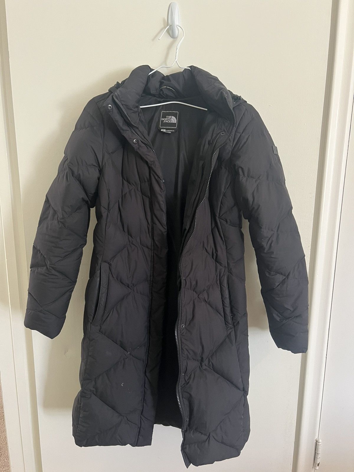 The North Face The North Face Long Puffer Jacket (Black) Size S / US 4 / IT 40 - 2 Thumbnail