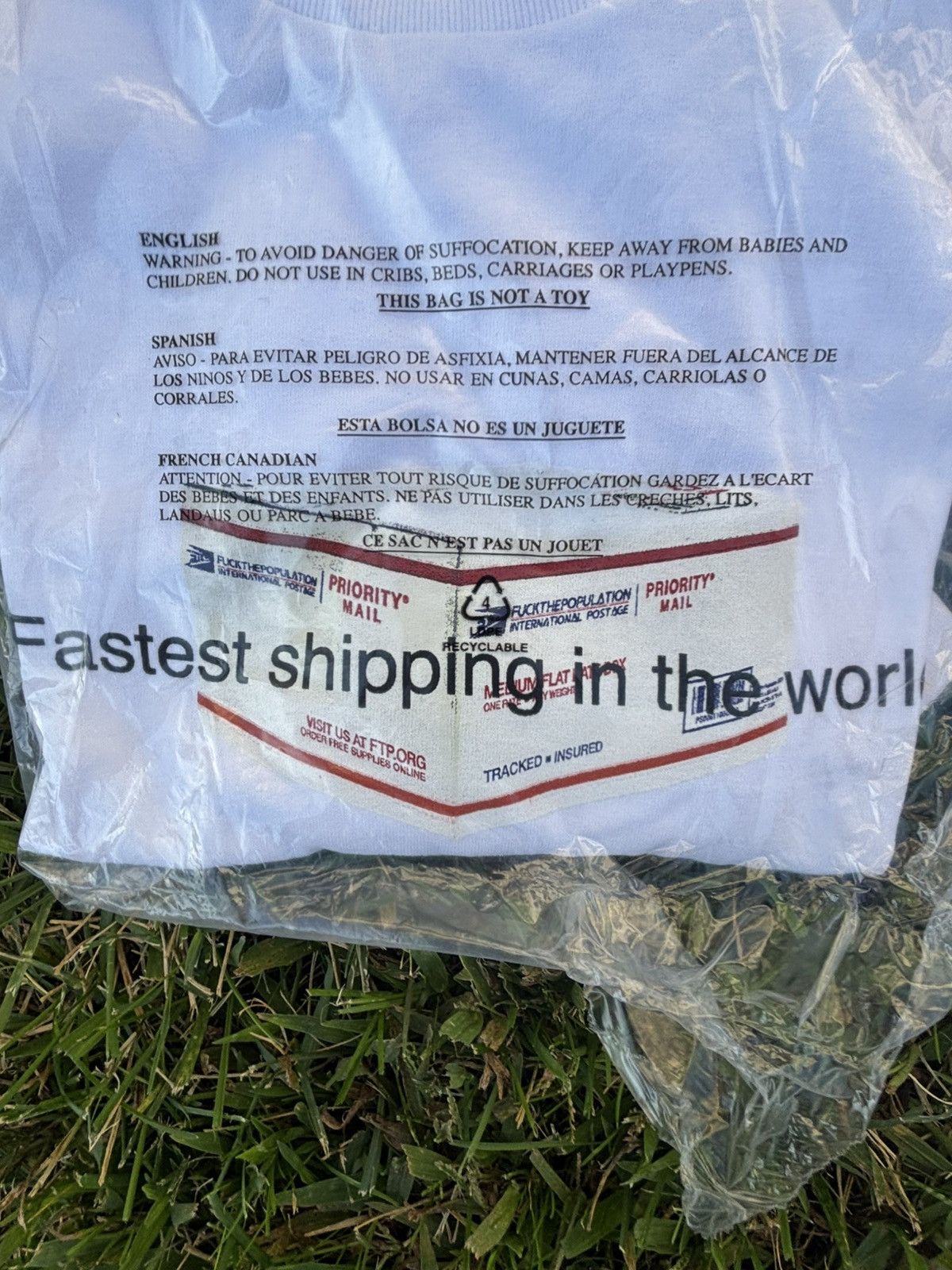 Fuck The Population FTP Fastest Shipping Tee Size US L / EU 52-54 / 3 - 2 Thumbnail