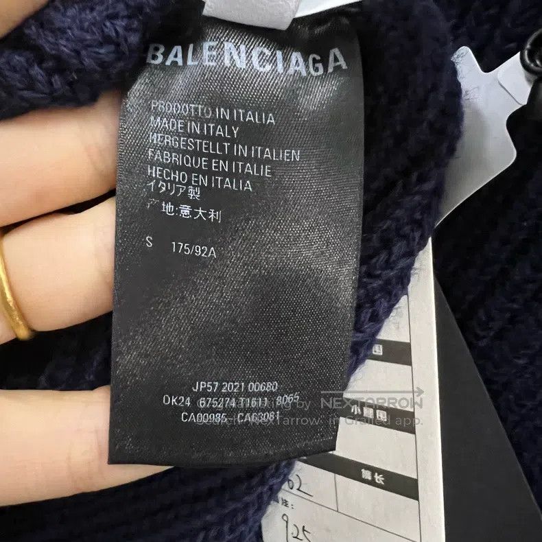 Balenciaga Balenciaga Patchwork layered pullover knitwear Size US S / EU 44-46 / 1 - 4 Thumbnail