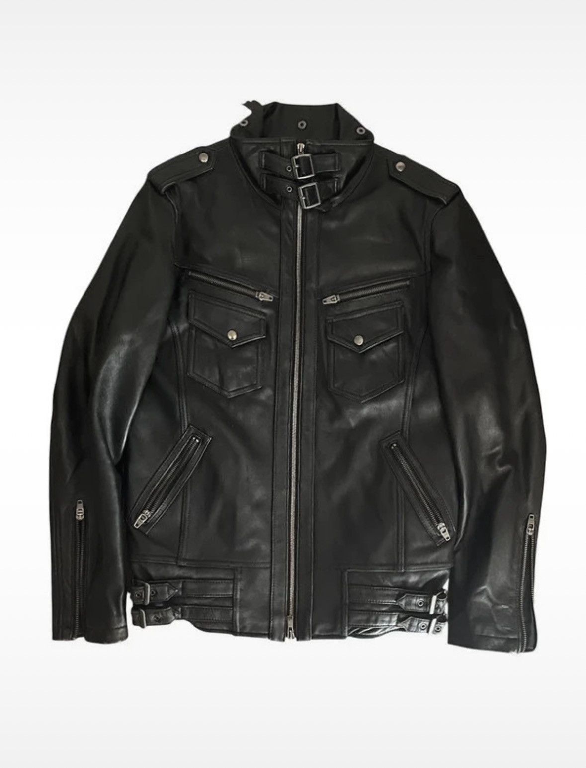 JACKROSE Jack Rose Chunky Fur Leather Puffer Jacket | Grailed
