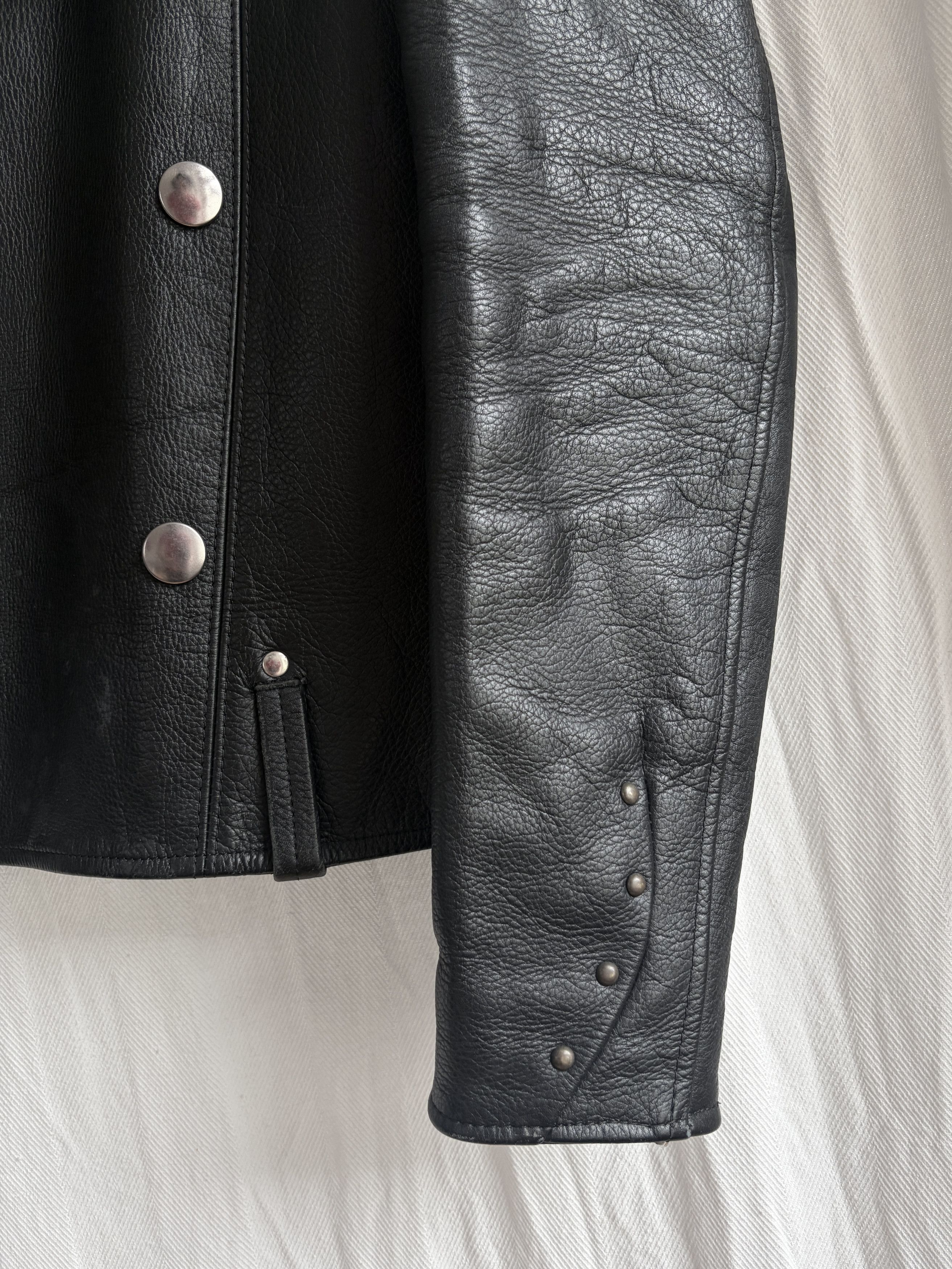 Surface To Air Double Breasted Leather Jacket Size US S / EU 44-46 / 1 - 2 Thumbnail