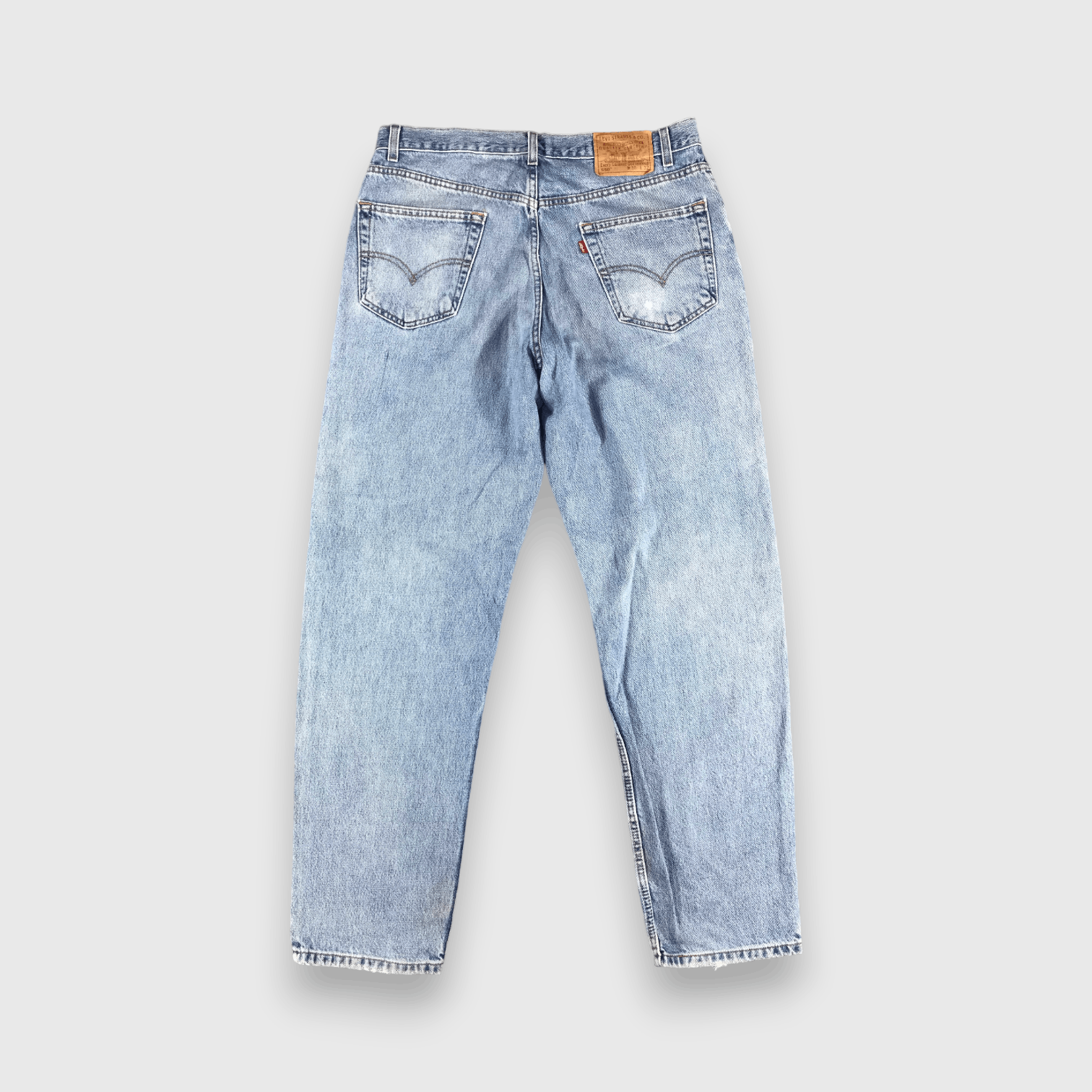 Levi's Vintage 90s Blue Wash Levis 550 Jeans-J1464 Size US 36 / EU 52 - 2 Thumbnail