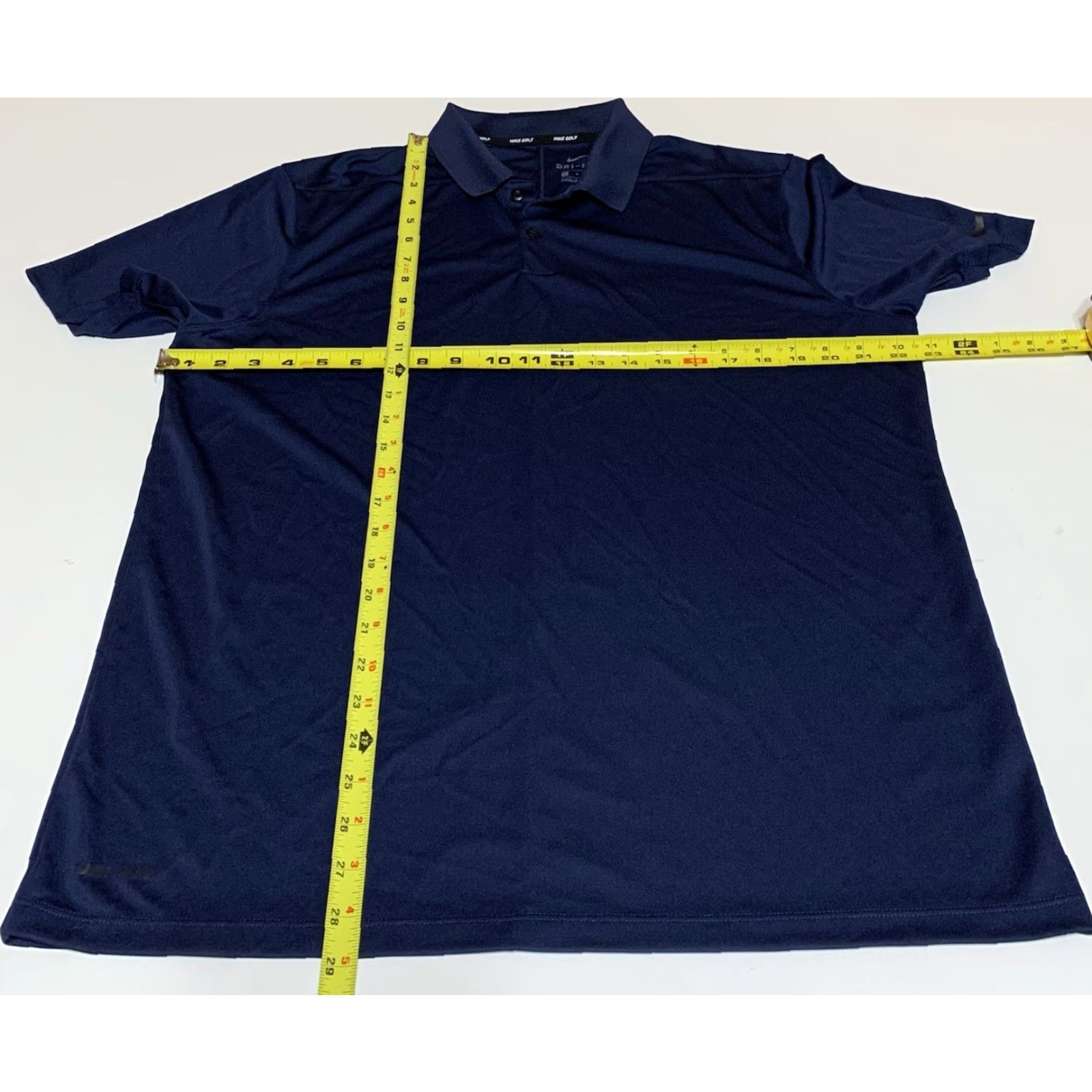 Nike Nike Golf Men's Blue Dri-Fit Polo Shirt L Regular Short Sleeve 100 % Recycled Polyester Polo Shirt Logo Button-Up Shirt Size US L / EU 52-54 / 3 - 4 Thumbnail