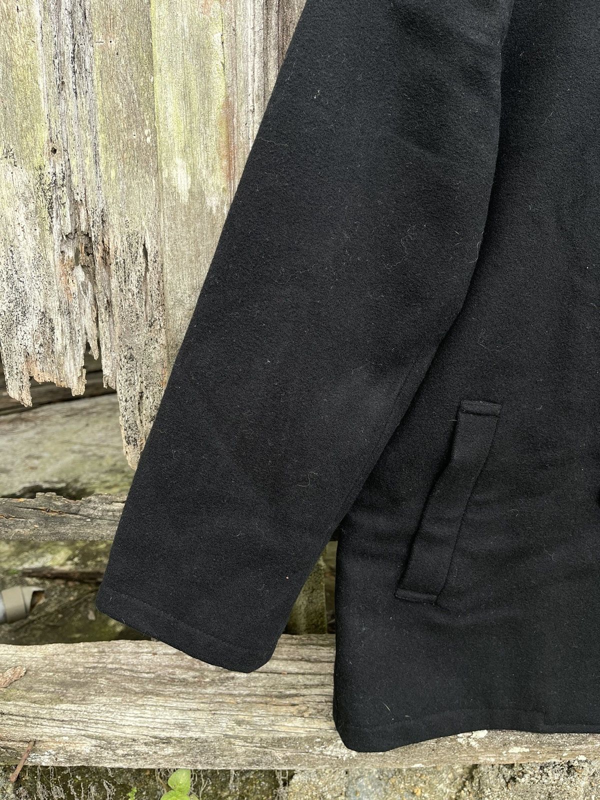 Designer East Boy Classic Wool Peacoat — Black (Fits M-L) Size US M / EU 48-50 / 2 - 4 Thumbnail
