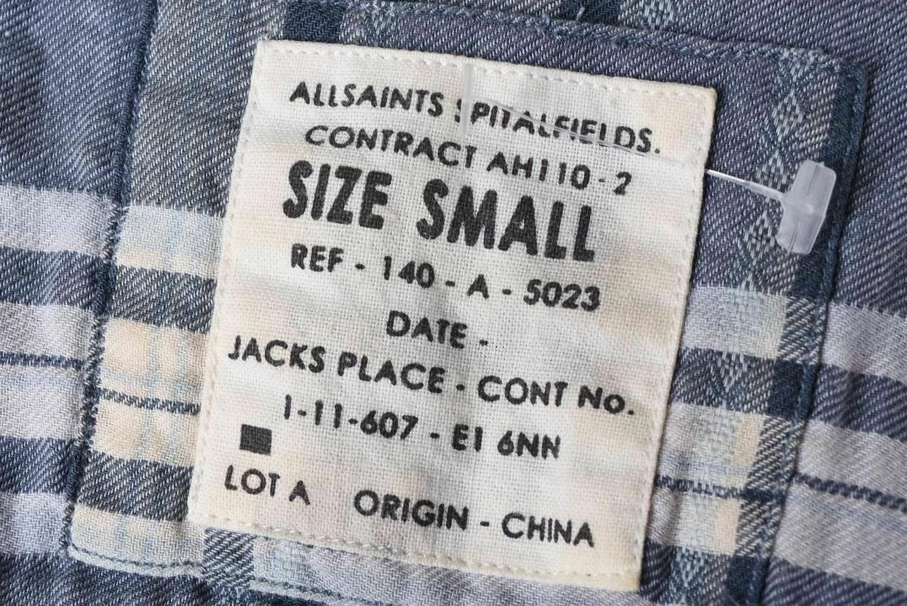 Allsaints AllSaints Spitalfields Plaid Long Sleeve Button Up Shirt Size US S / EU 44-46 / 1 - 4 Thumbnail