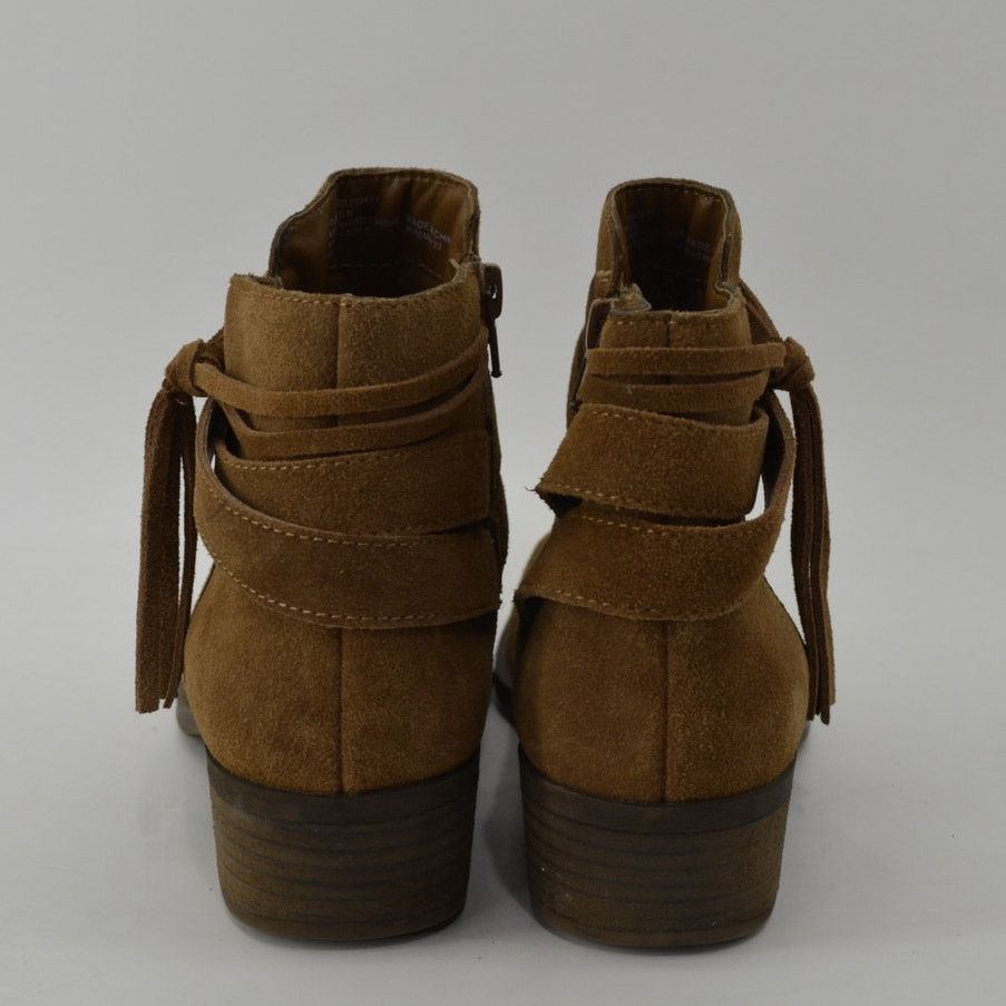 Other Kensie Glence Booties Sz 9 Leather Tassle Brown Suede Ankle Size US 9 / IT 39 - 4 Thumbnail