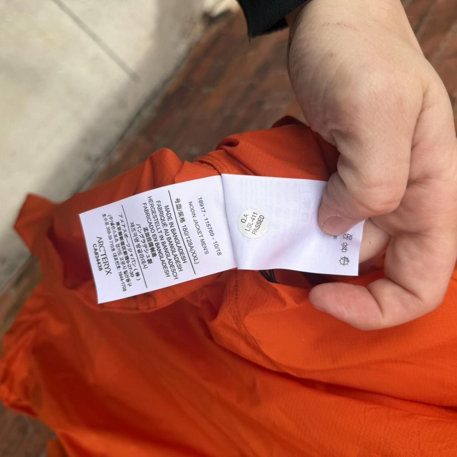 Arc'teryx Arc’teryx nodin windbreaker jacket XXL orange mens Size US XXL / EU 58 / 5 - 8 Thumbnail