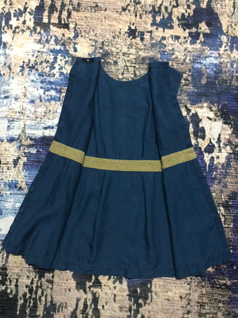 45rpm 45R By 45rpm Cotton Linen Sleeveless Mini Dress Size M / US 6-8 / IT 42-44 - 3 Thumbnail