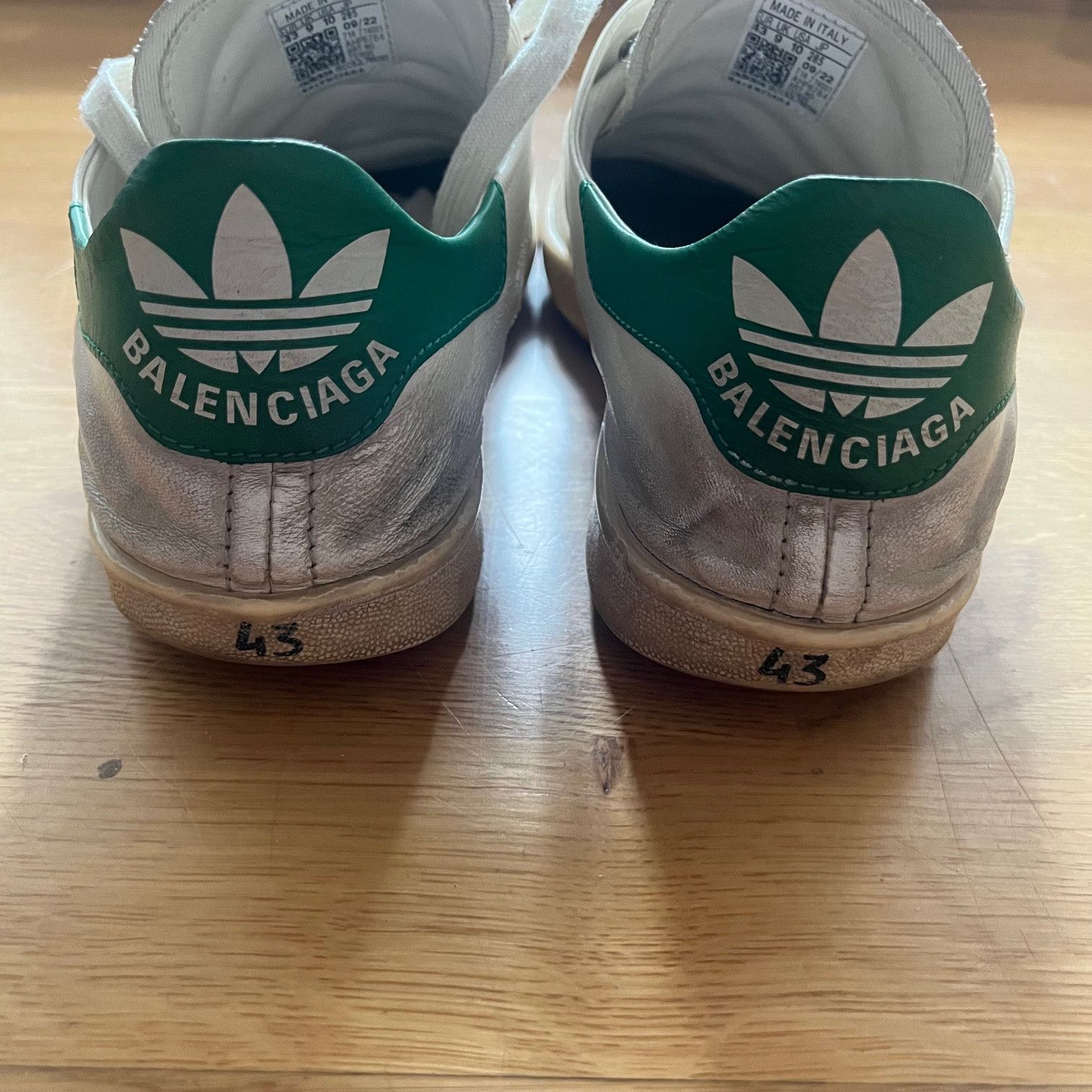 Adidas × Balenciaga Balenciaga x adidas Stan Smith Size US 10 / EU 43 - 9 Thumbnail