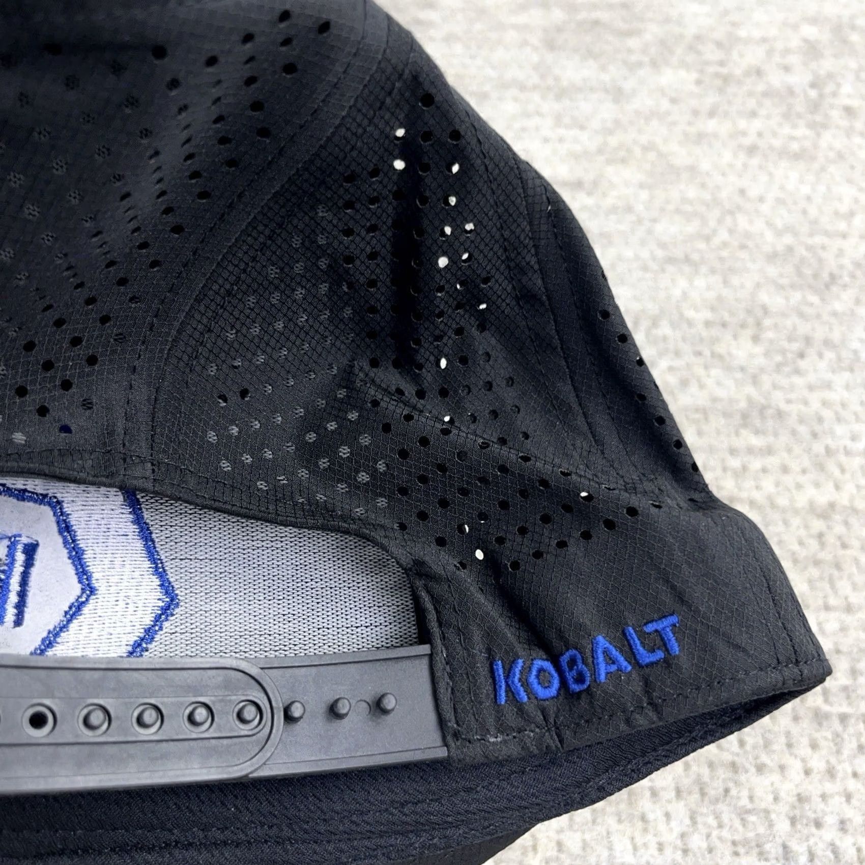 Vintage Kobalt Hat Cap Snapback Black Blue Logo Performance Work Wear Adult Mens Size ONE SIZE - 5 Thumbnail