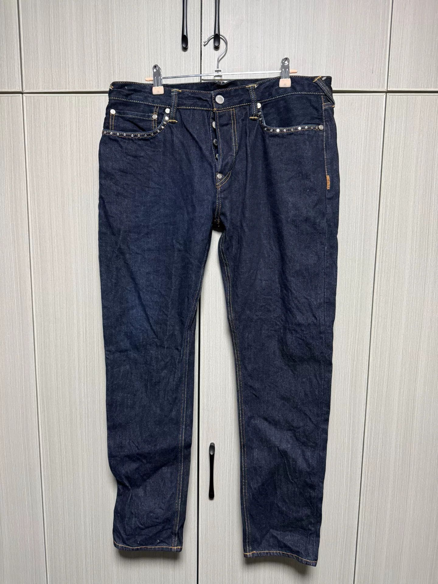 Evisu Evisu Denim Orange Denim Jeans 34 Men Size US 34 / EU 50 - 1 Thumbnail