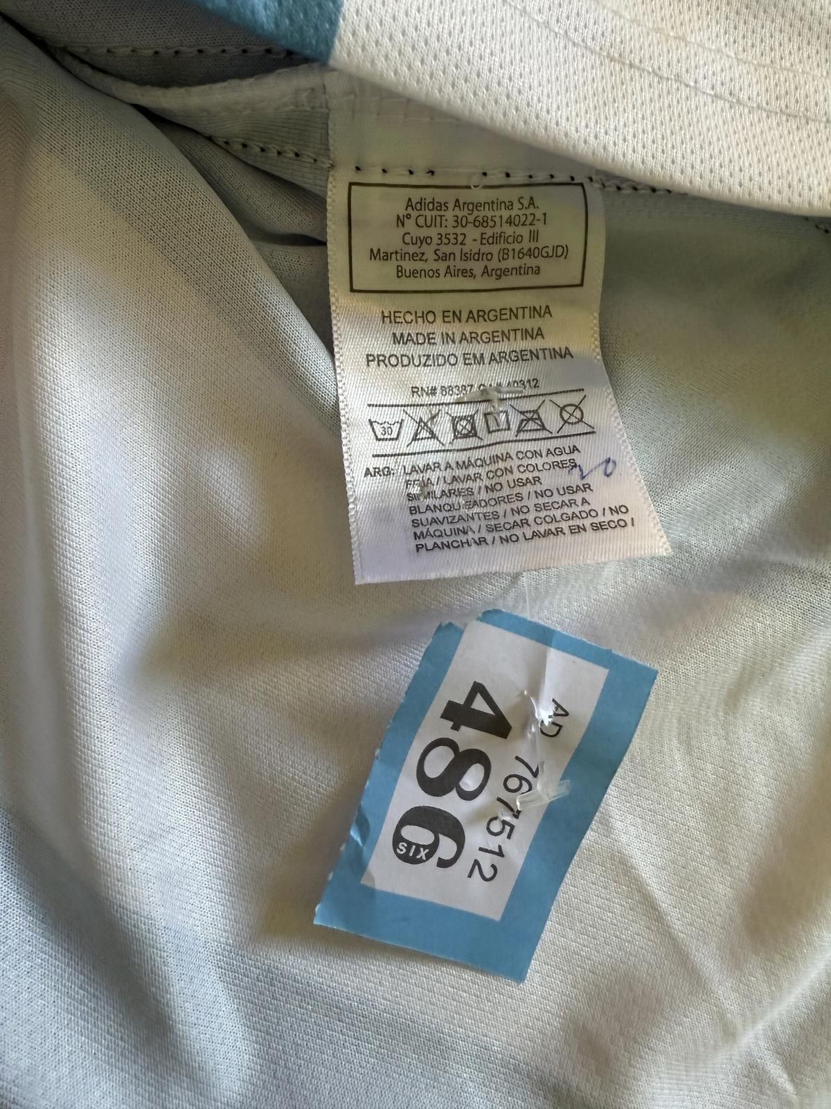 Adidas Adidas Argentina National Soccer Team Jersey Size US XXL / EU 58 / 5 - 2 Thumbnail
