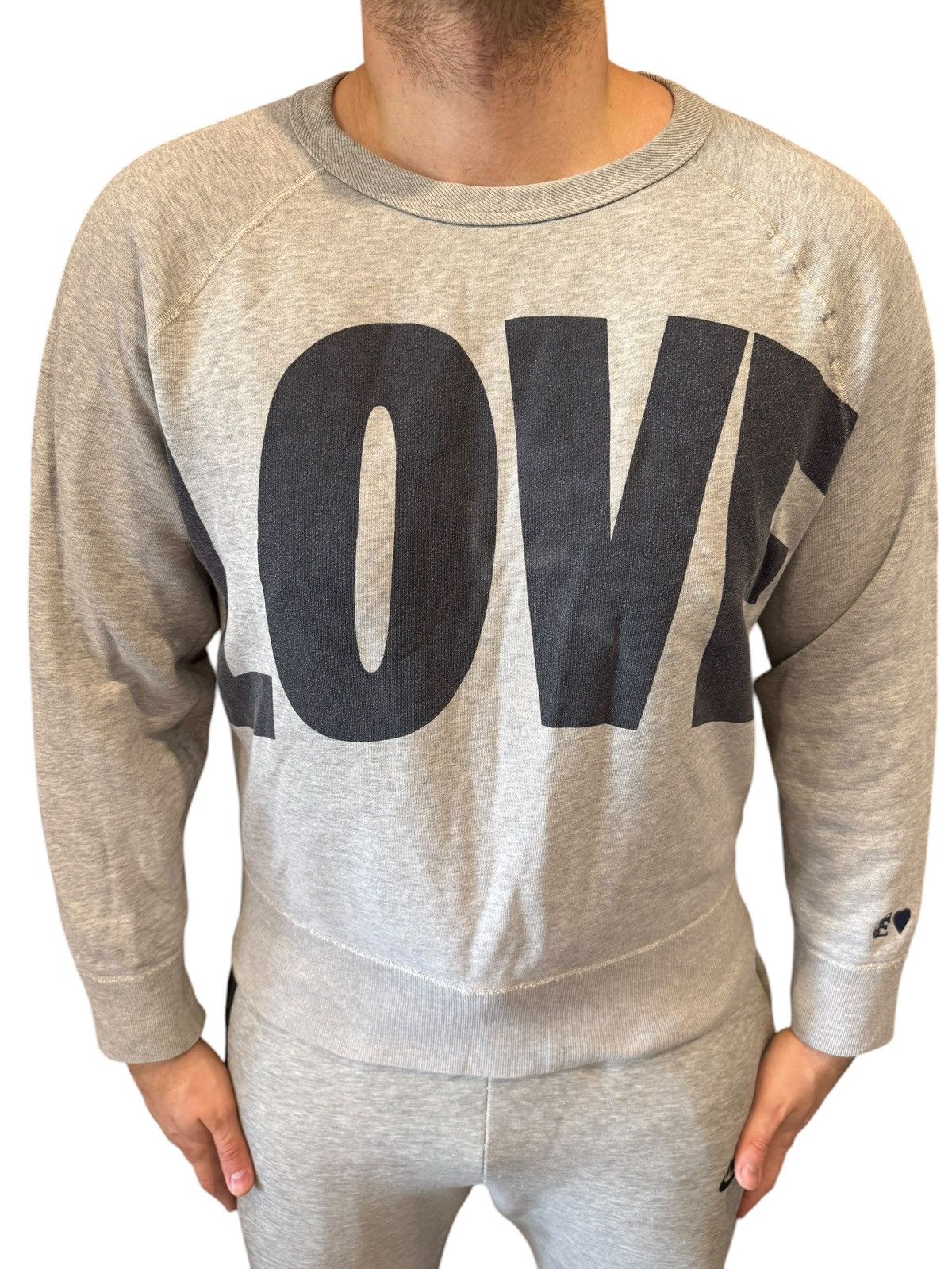$200 MENS ACNE STUDIOS COLLEGE FACE SWEATSHIRT SIZE S SMALL